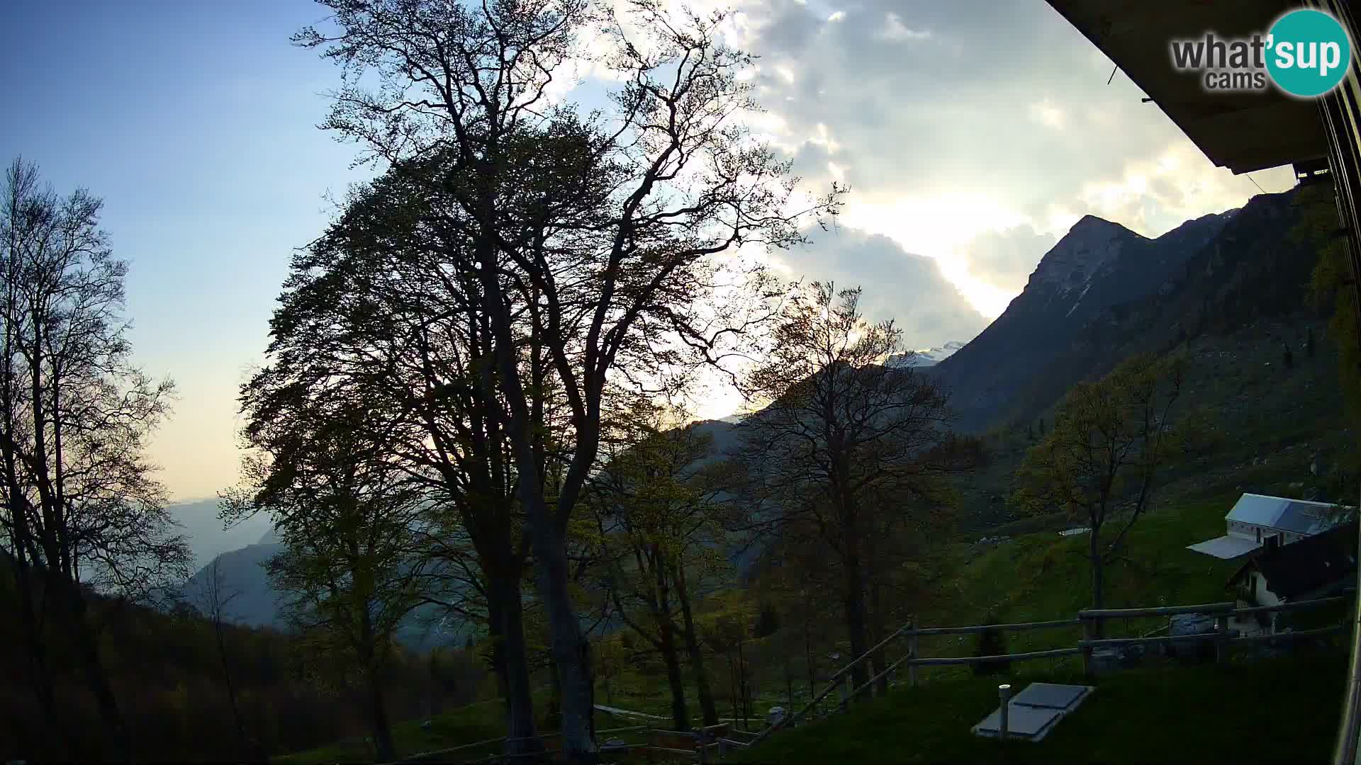 Planina Razor Bergütte Webcam (1315) | Blick auf Tolminski Migovec