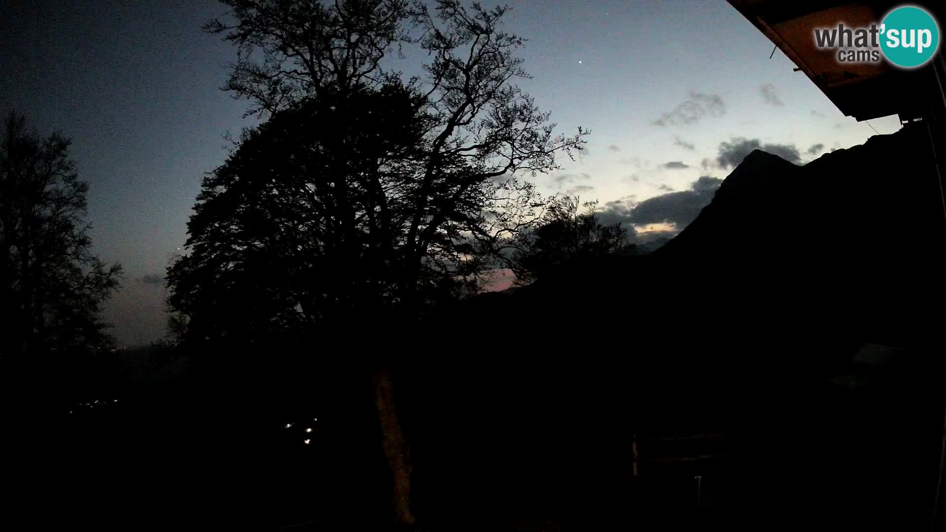 Baita di montagna Planina Razor webcam (1315) | vista su Tolminski Migovec