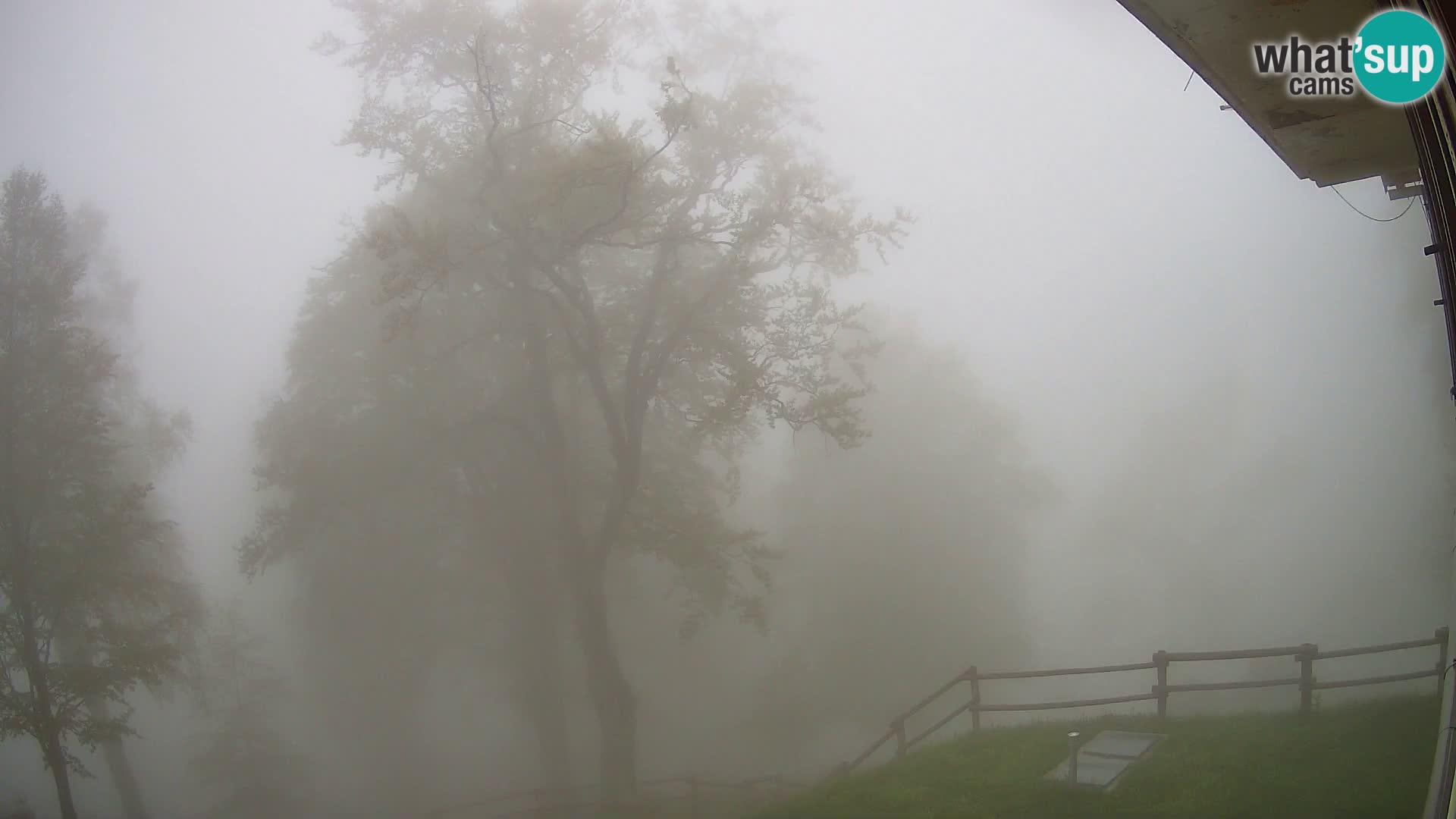 Cámara en vivo de la cabaña de montaña Planina Razor (1315) | vista hacia Tolminski Migovec
