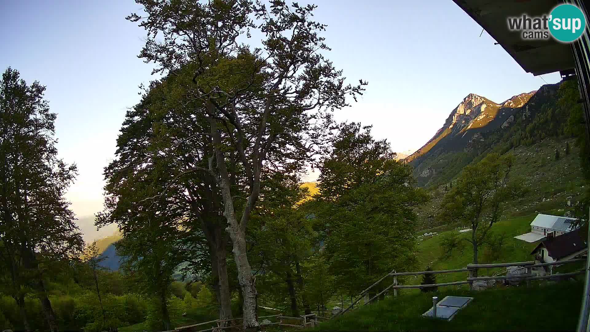 Planina Razor Bergütte Webcam (1315) | Blick auf Tolminski Migovec