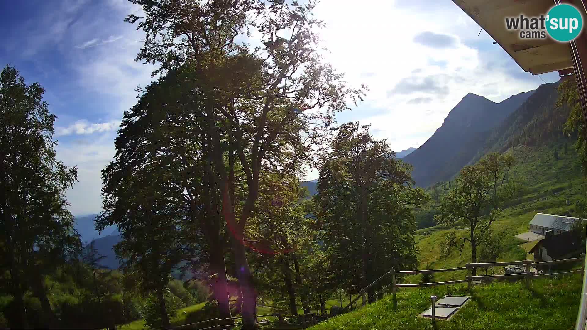 Planina Razor Bergütte Webcam (1315) | Blick auf Tolminski Migovec