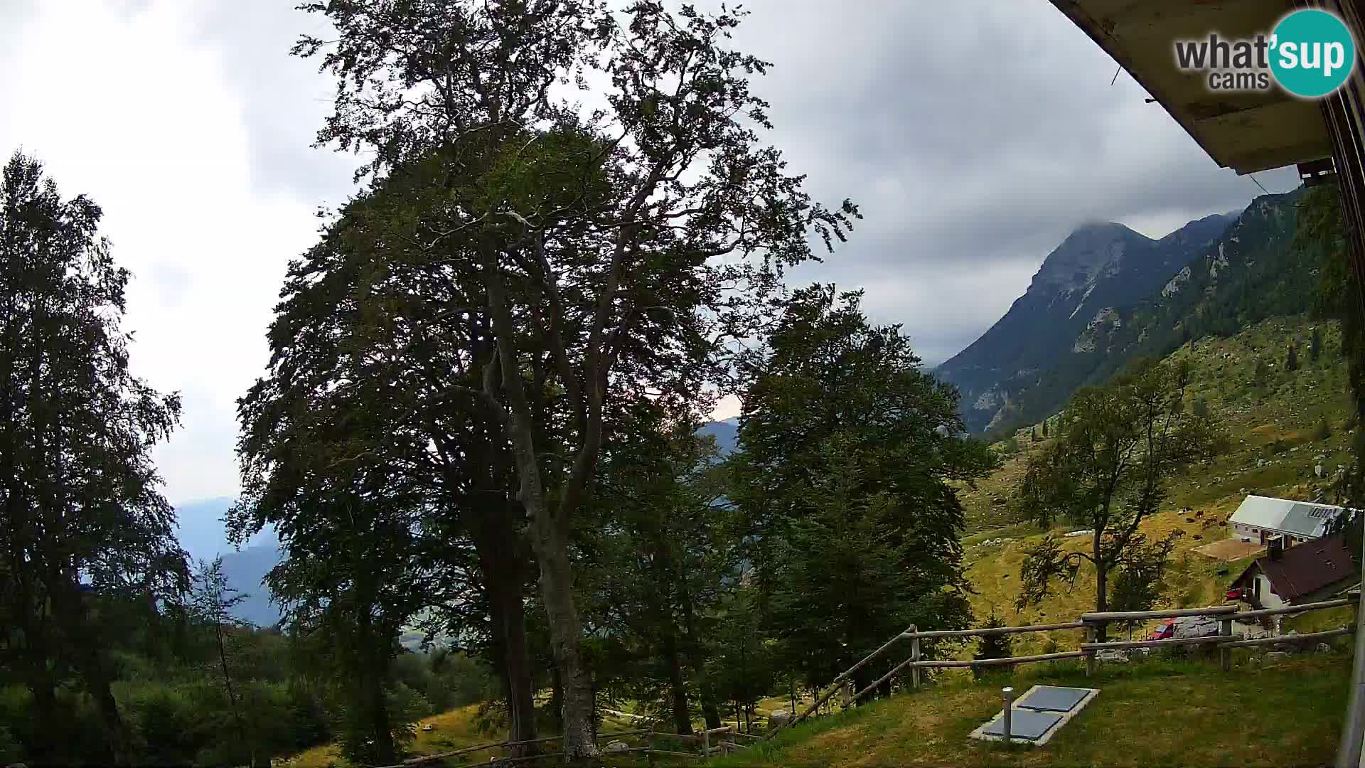 Planinarski dom na planini Razor (1315) | Pogled na Tolminski Migovec