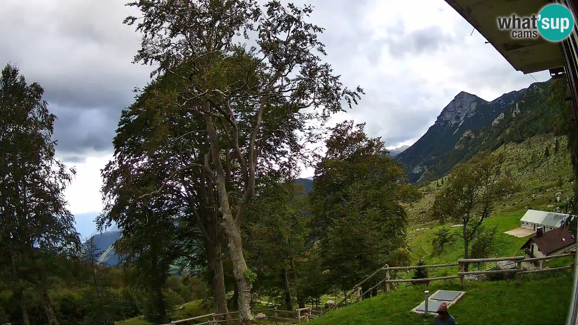Planina Razor Bergütte Webcam (1315) | Blick auf Tolminski Migovec