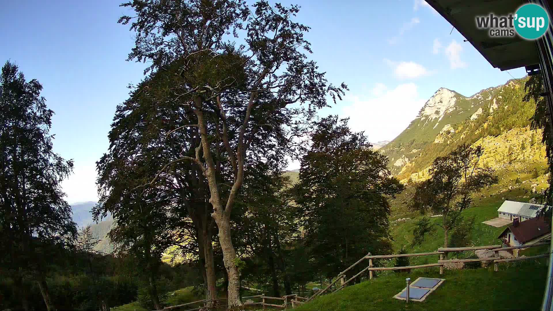 Planina Razor Bergütte Webcam (1315) | Blick auf Tolminski Migovec