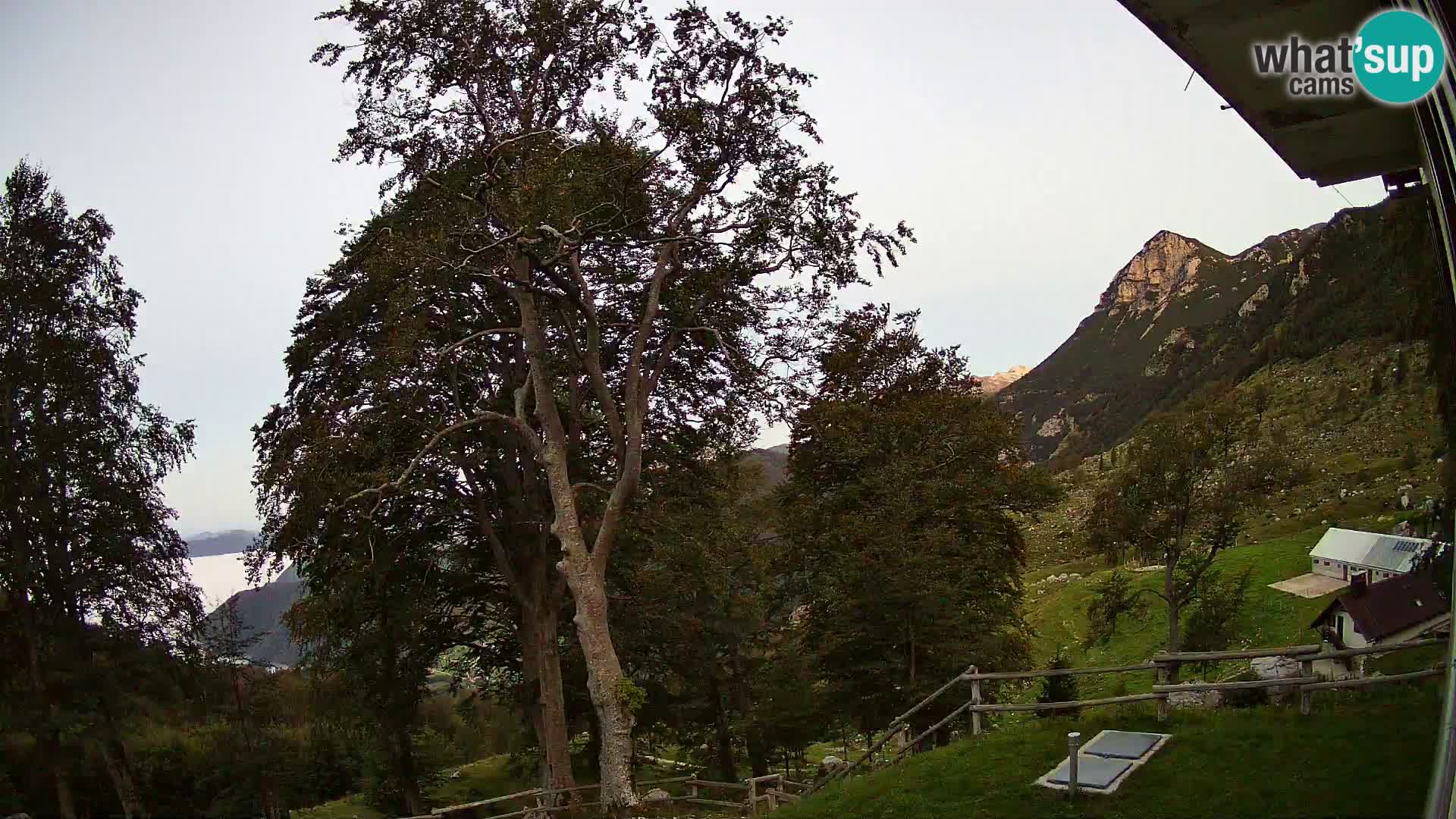 Planina Razor Bergütte Webcam (1315) | Blick auf Tolminski Migovec