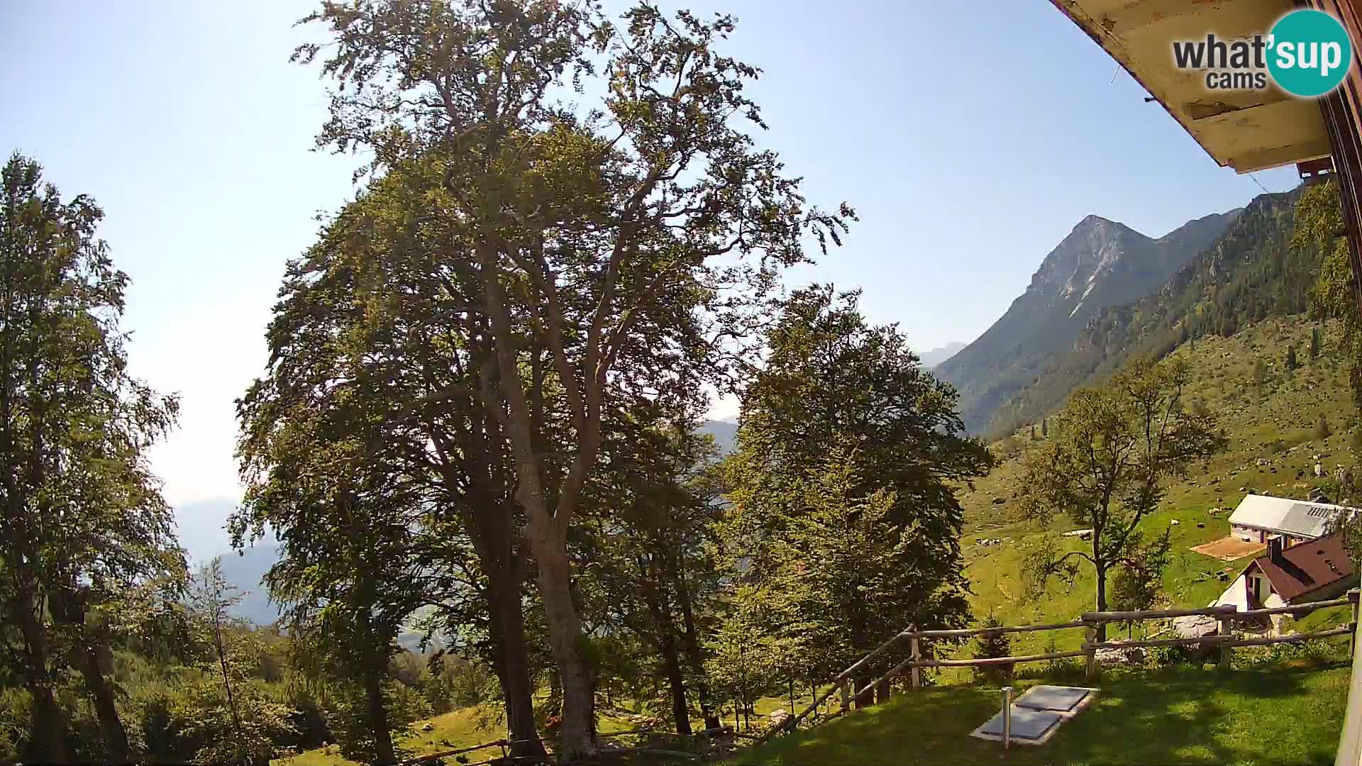 Planinarski dom na planini Razor (1315) | Pogled na Tolminski Migovec