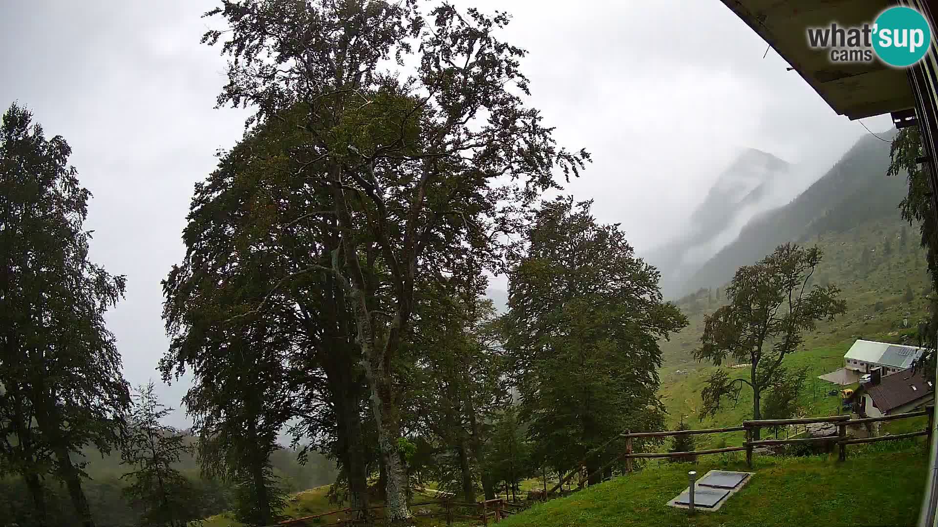 Planina Razor Bergütte Webcam (1315) | Blick auf Tolminski Migovec