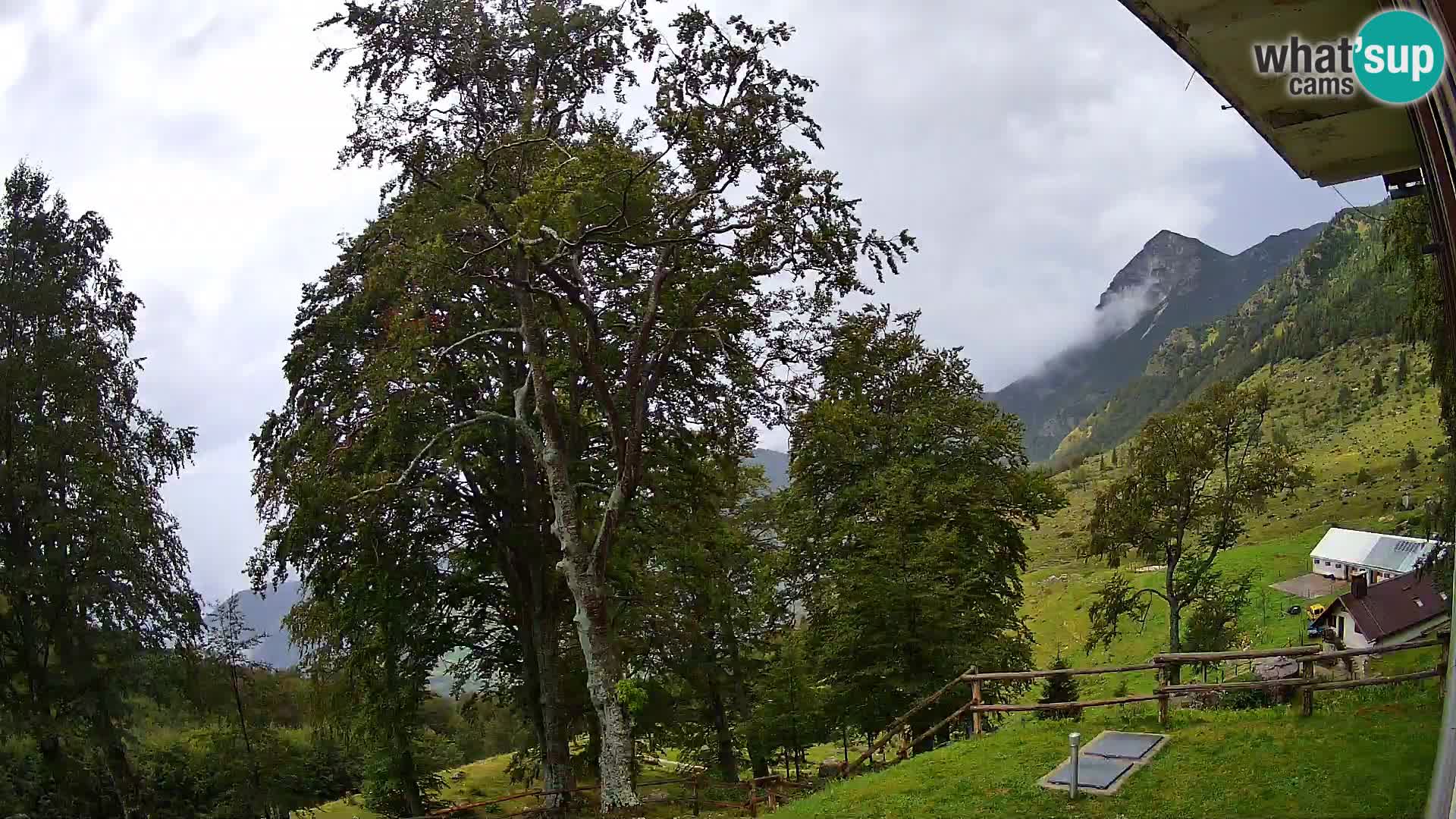 Planina Razor Bergütte Webcam (1315) | Blick auf Tolminski Migovec