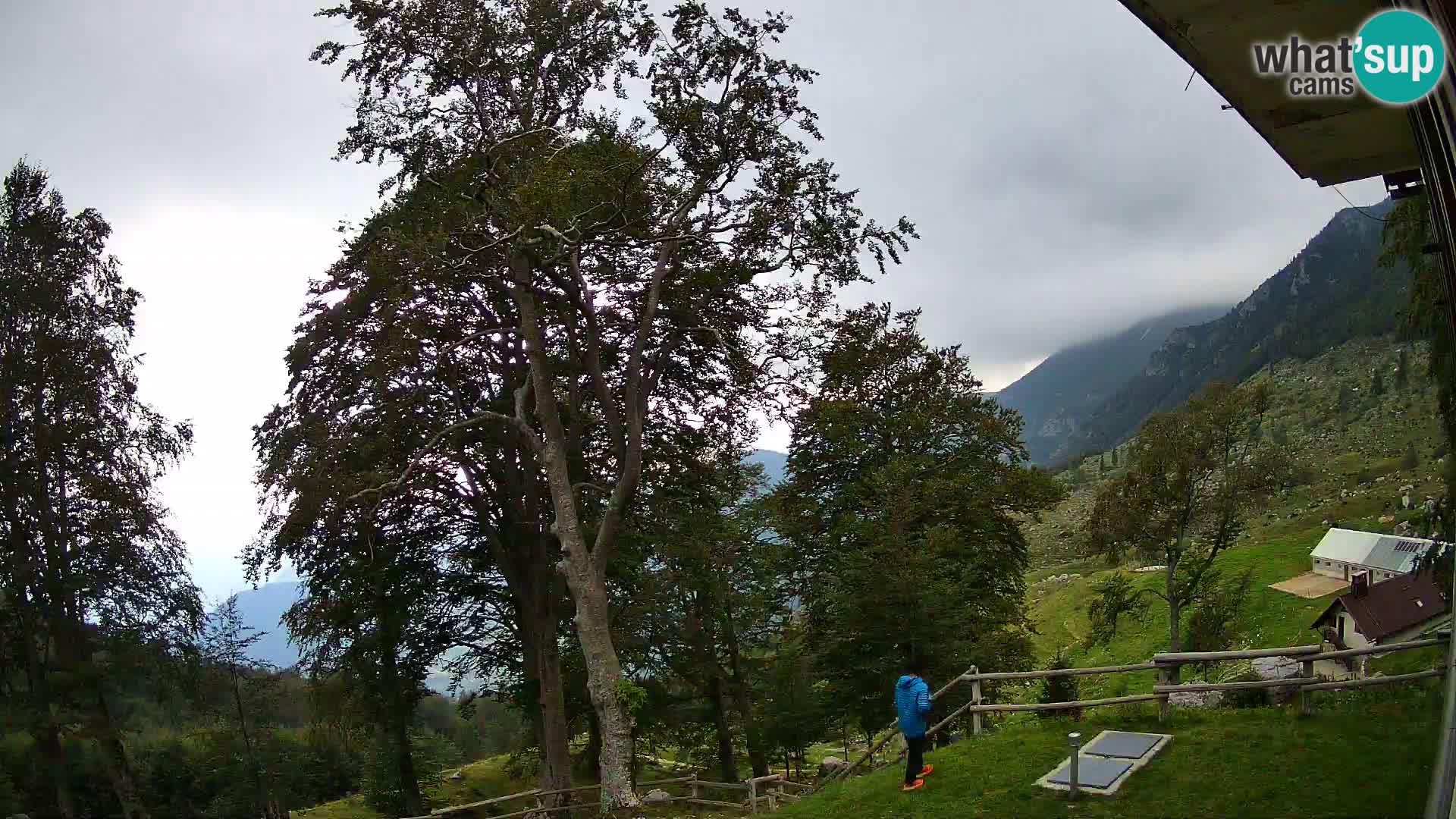 Planina Razor Bergütte Webcam (1315) | Blick auf Tolminski Migovec