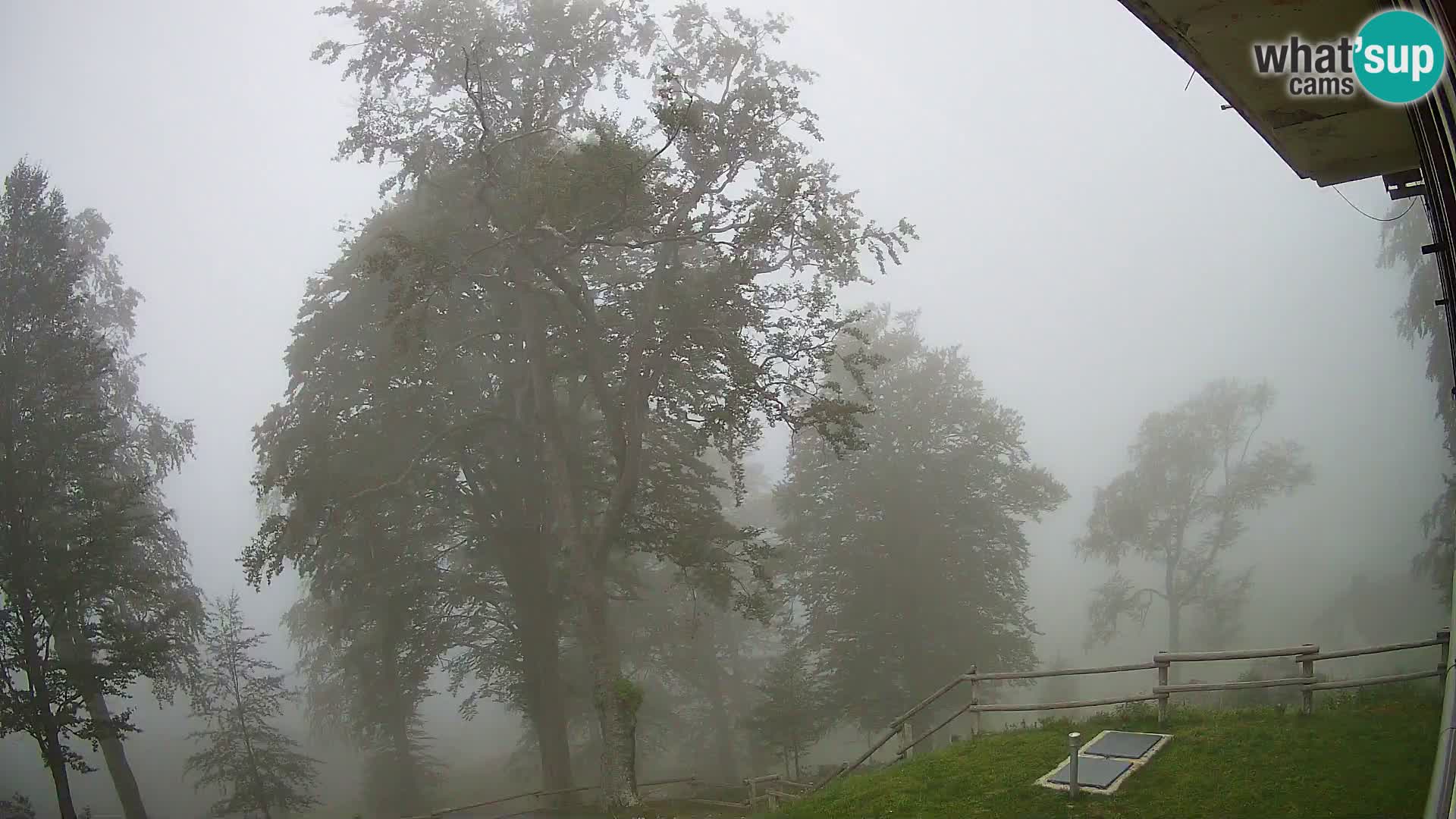 Koča na Planini Razor spletna kamera (1315) | Pogled na Tolminski Migovec