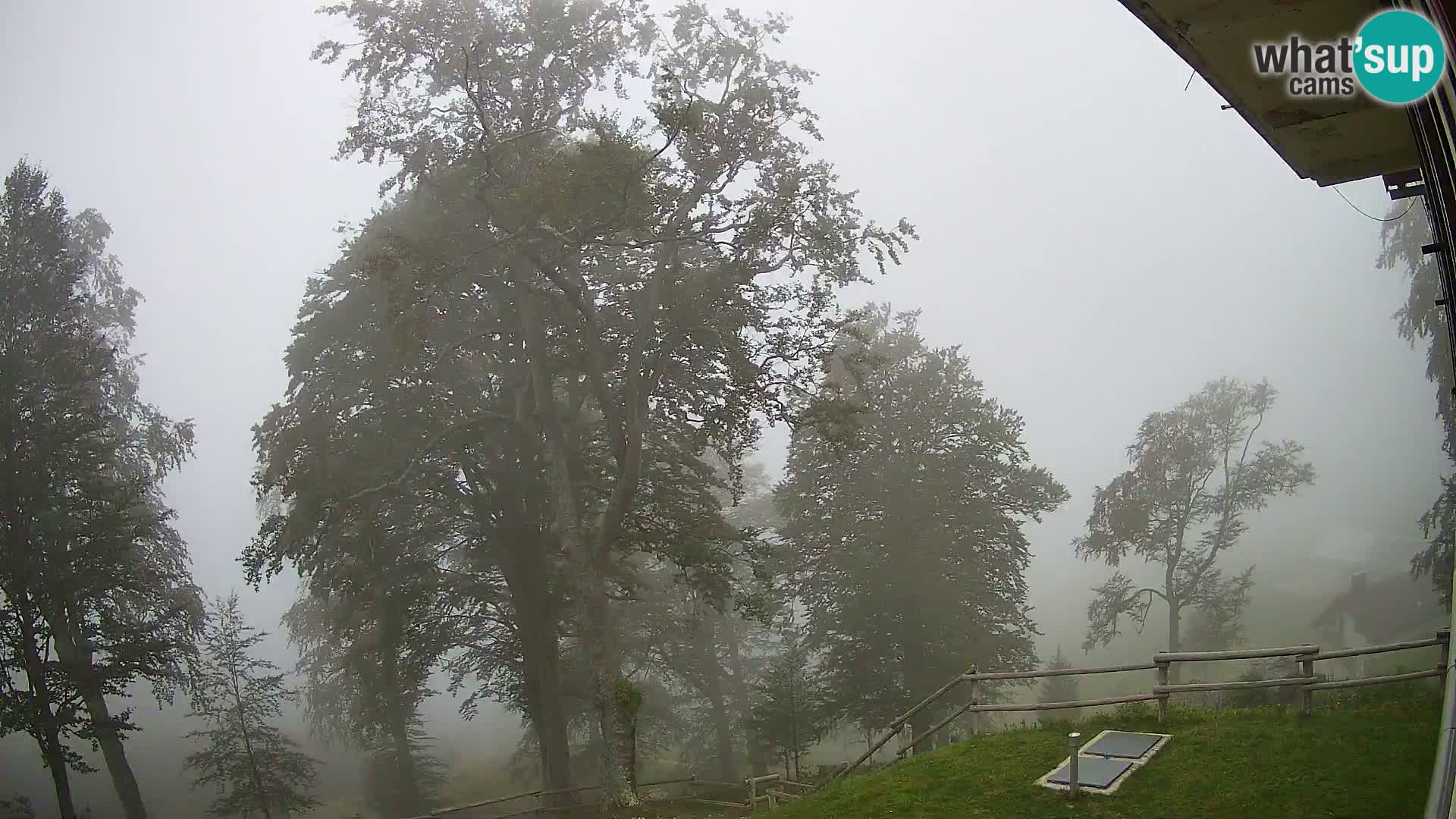 Planina Razor Mountain Hut live cam (1315) | view to Tolminski Migovec