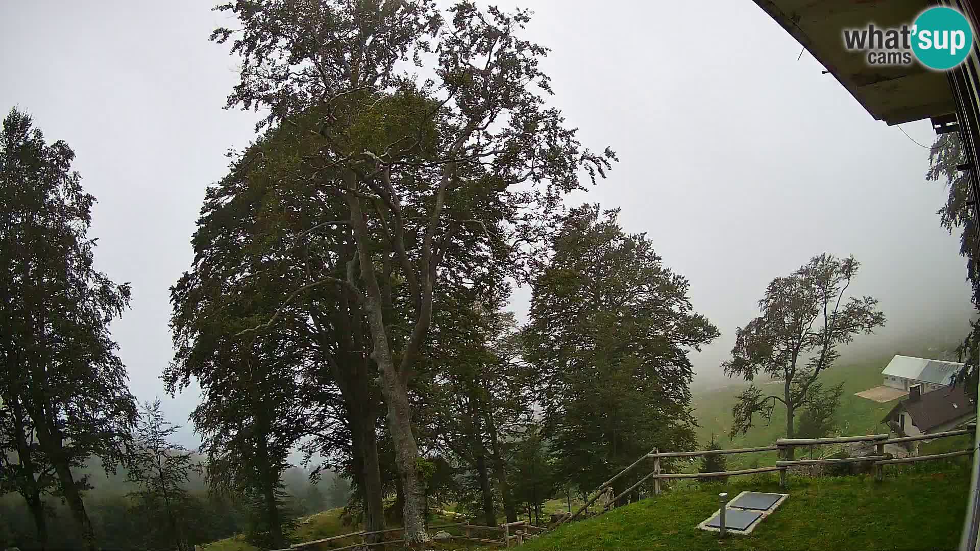 Refuge de la montagne Planina Razor caméra en direct (1315) | vue sur Tolminski Migovec