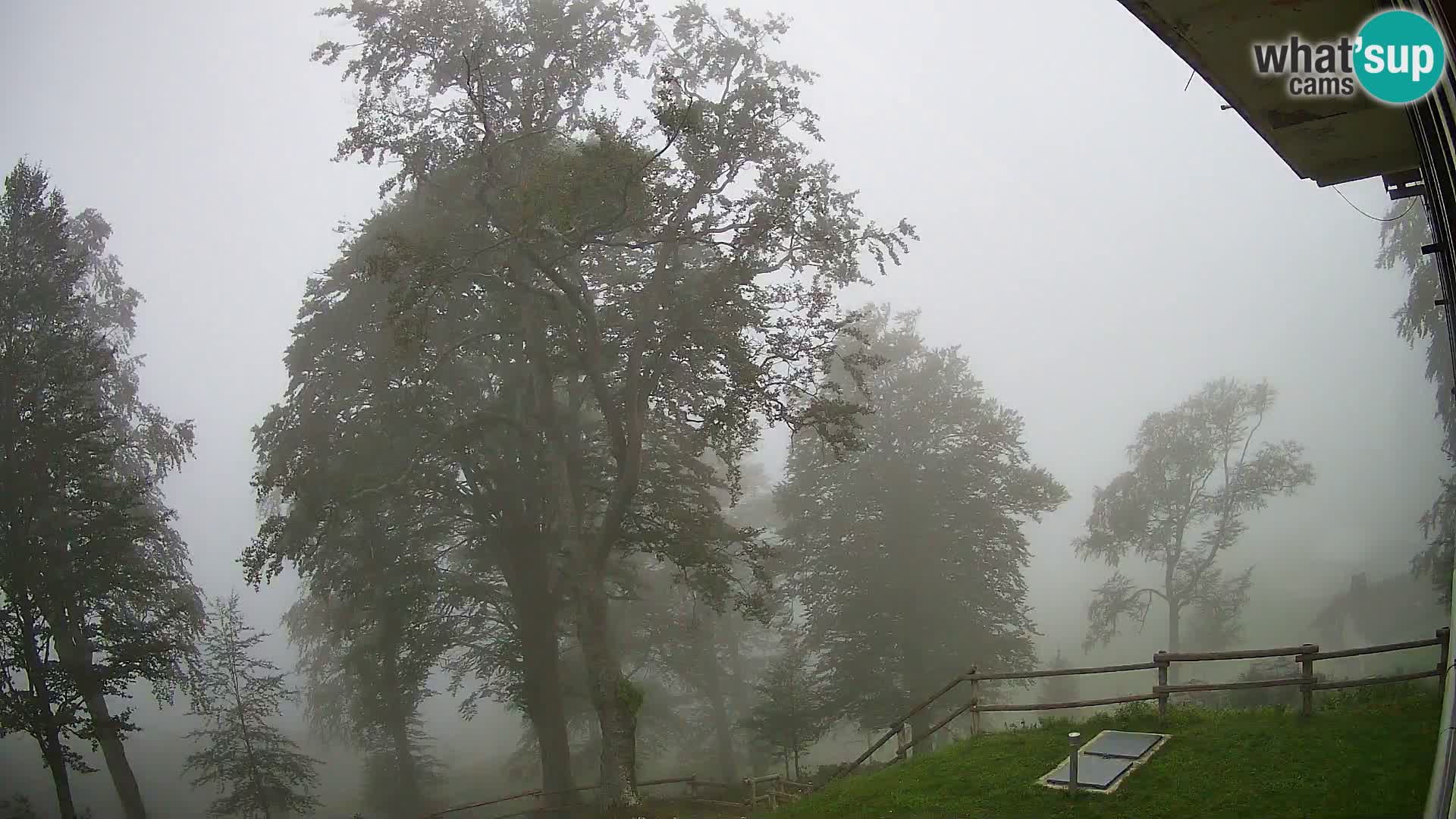 Refuge de la montagne Planina Razor caméra en direct (1315) | vue sur Tolminski Migovec