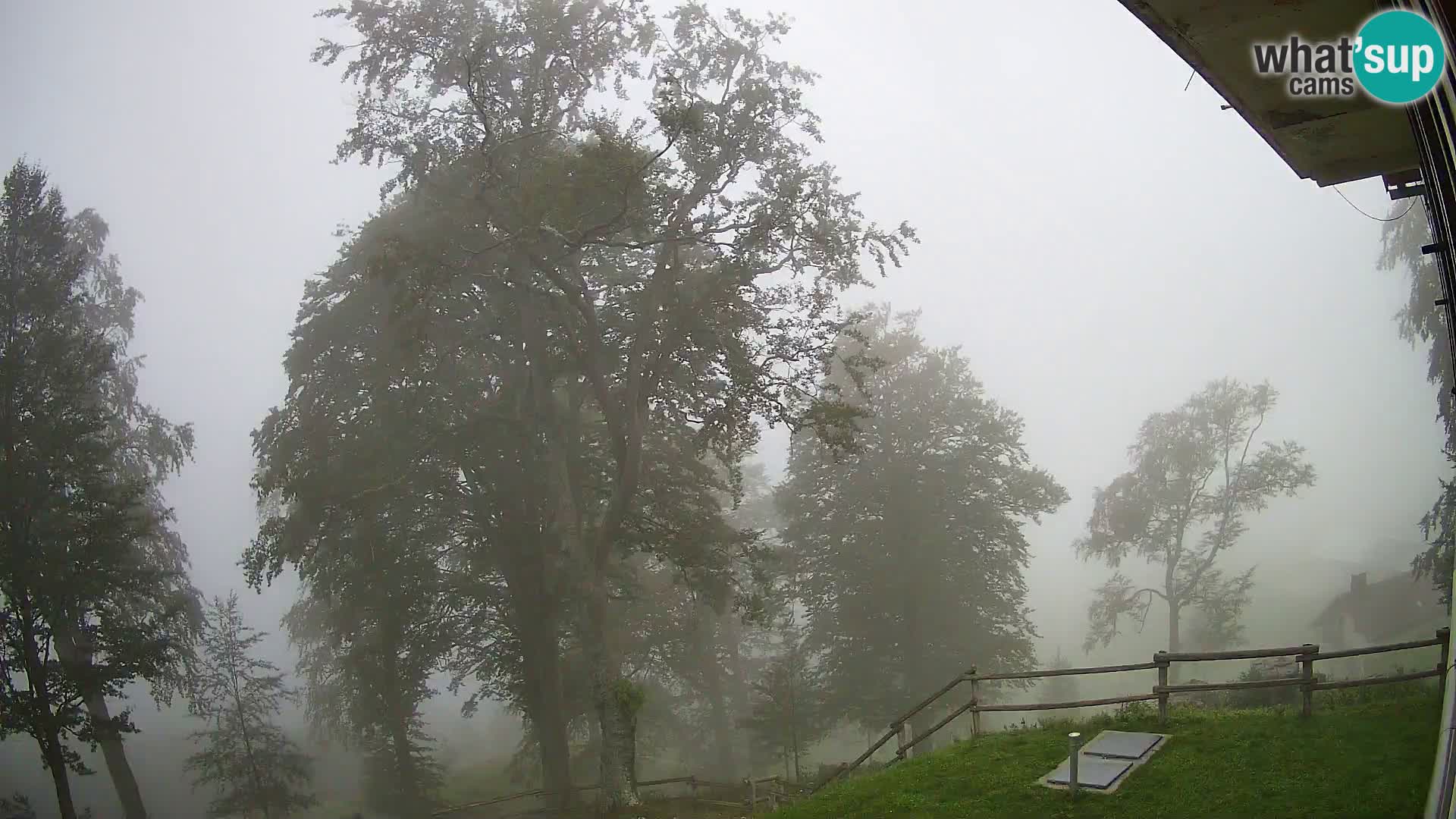 Cámara en vivo de la cabaña de montaña Planina Razor (1315) | vista hacia Tolminski Migovec
