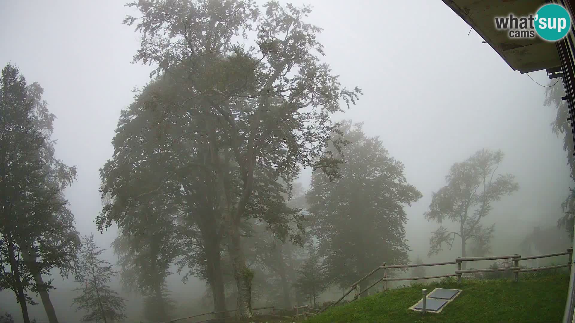 Baita di montagna Planina Razor webcam (1315) | vista su Tolminski Migovec