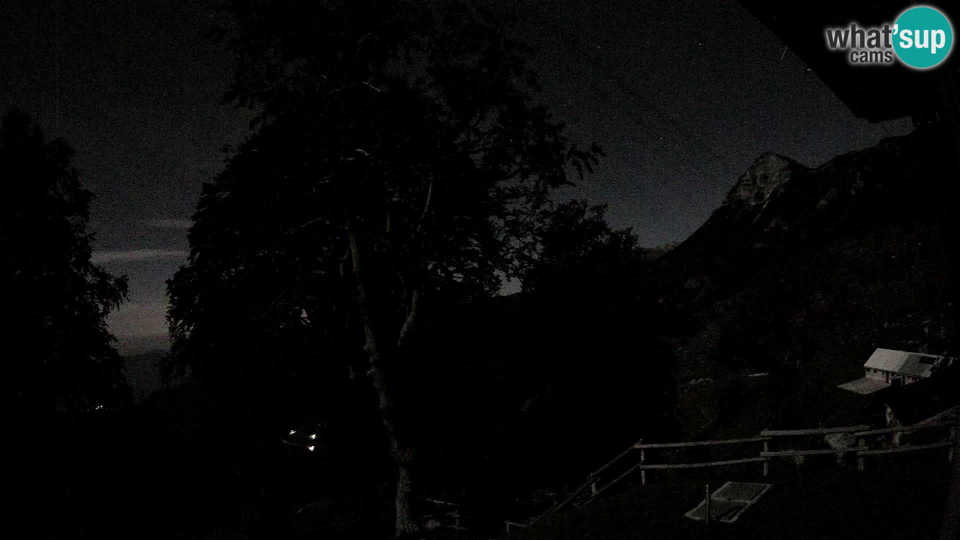 Planina Razor Mountain Hut live cam (1315) | view to Tolminski Migovec