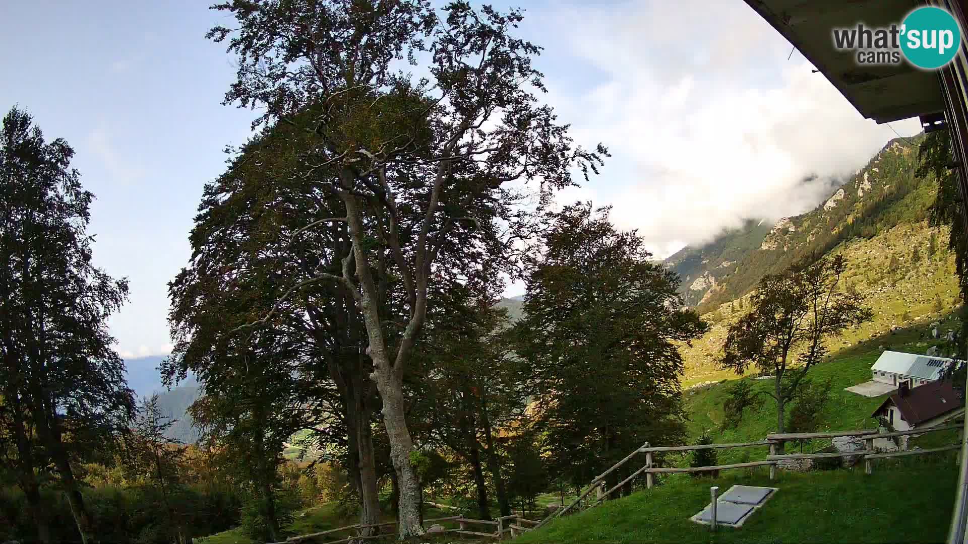 Planina Razor Bergütte Webcam (1315) | Blick auf Tolminski Migovec