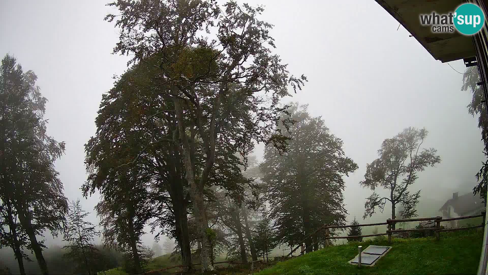 Planina Razor Mountain Hut live cam (1315) | view to Tolminski Migovec
