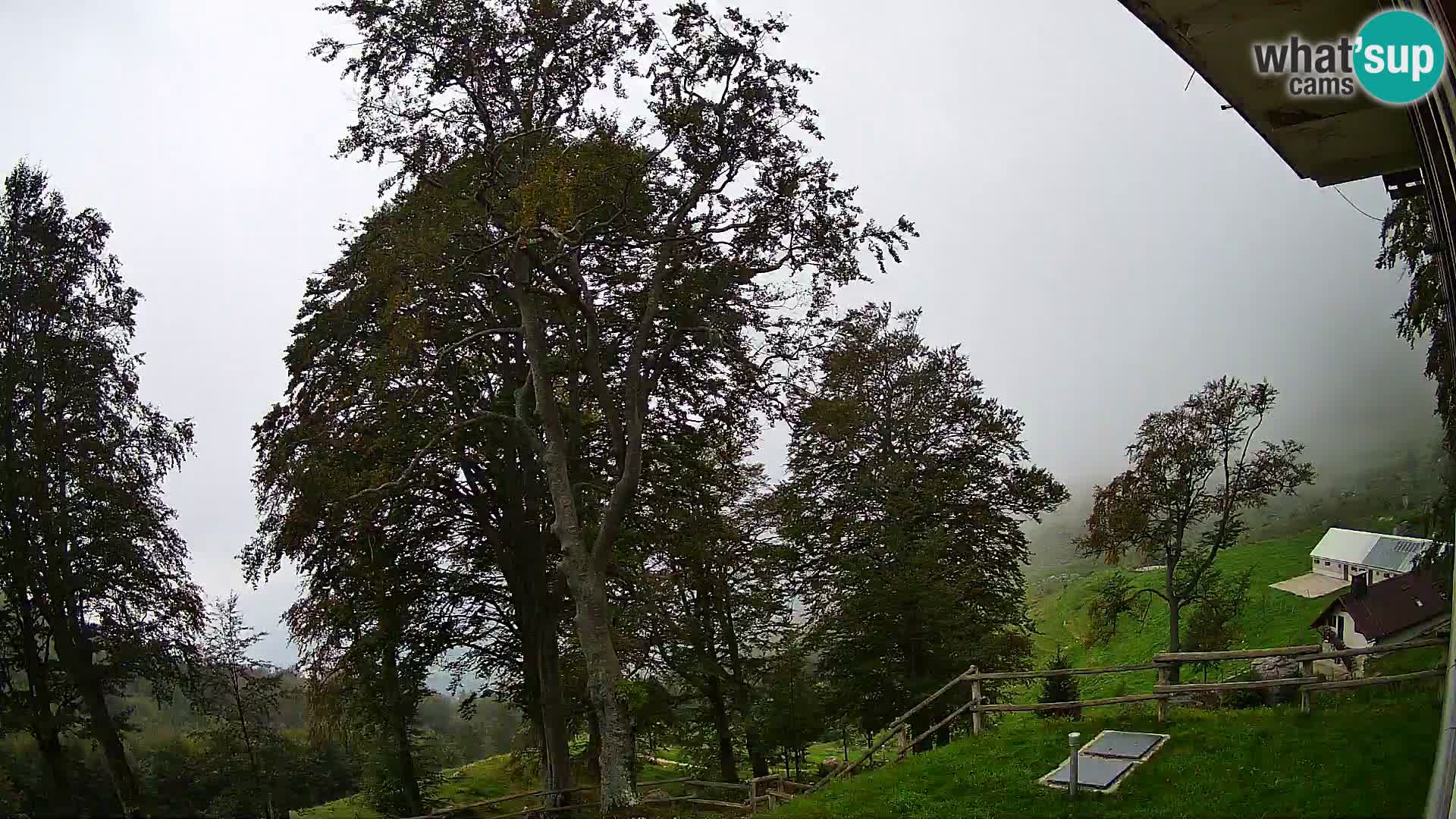 Refuge de la montagne Planina Razor caméra en direct (1315) | vue sur Tolminski Migovec