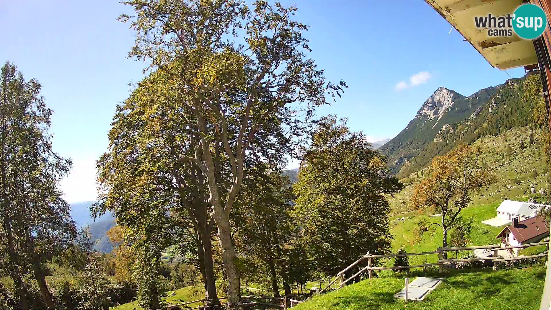 Planina Razor Bergütte Webcam (1315) | Blick auf Tolminski Migovec
