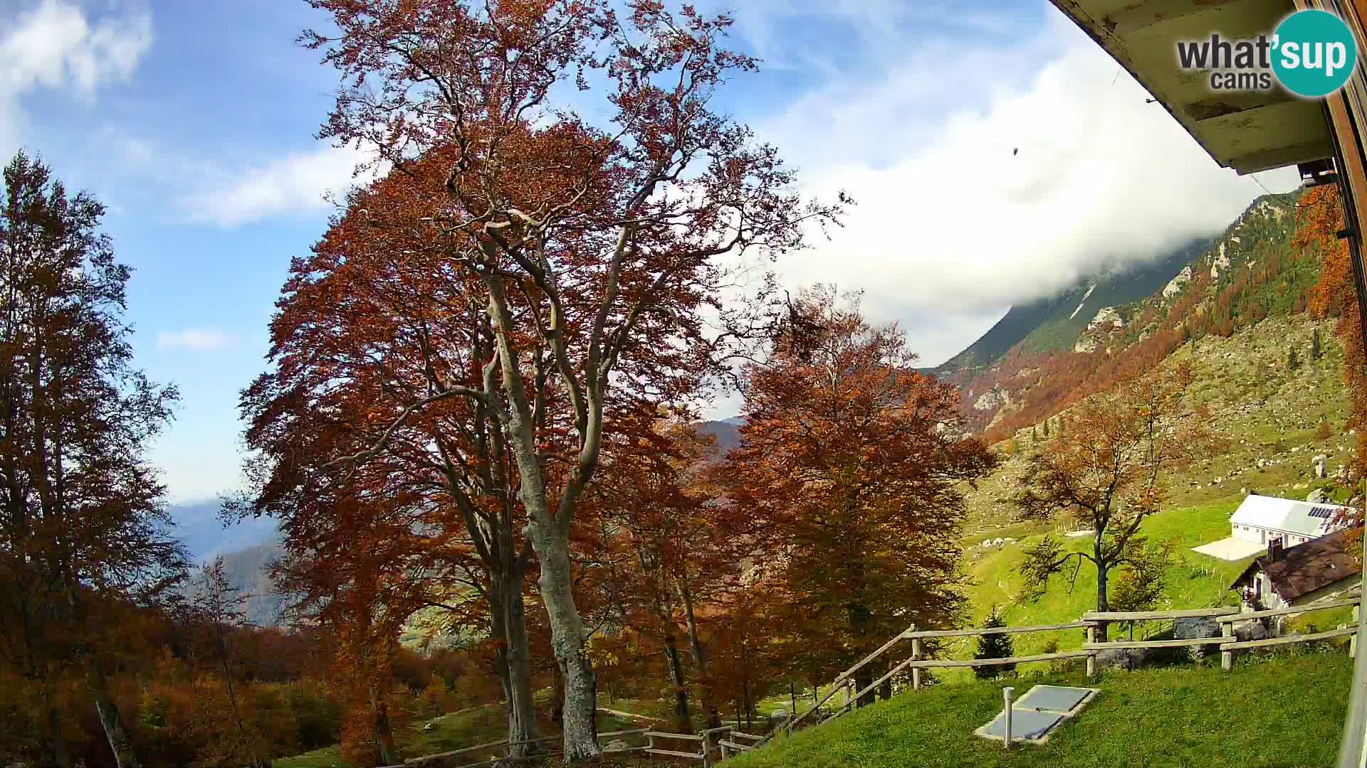 Planina Razor Bergütte Webcam (1315) | Blick auf Tolminski Migovec
