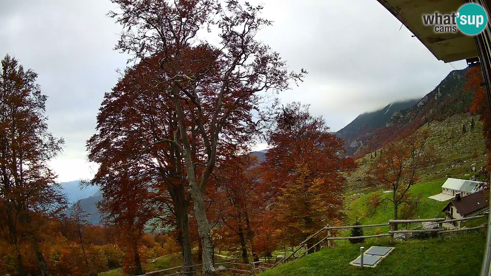 Planinarski dom na planini Razor (1315) | Pogled na Tolminski Migovec