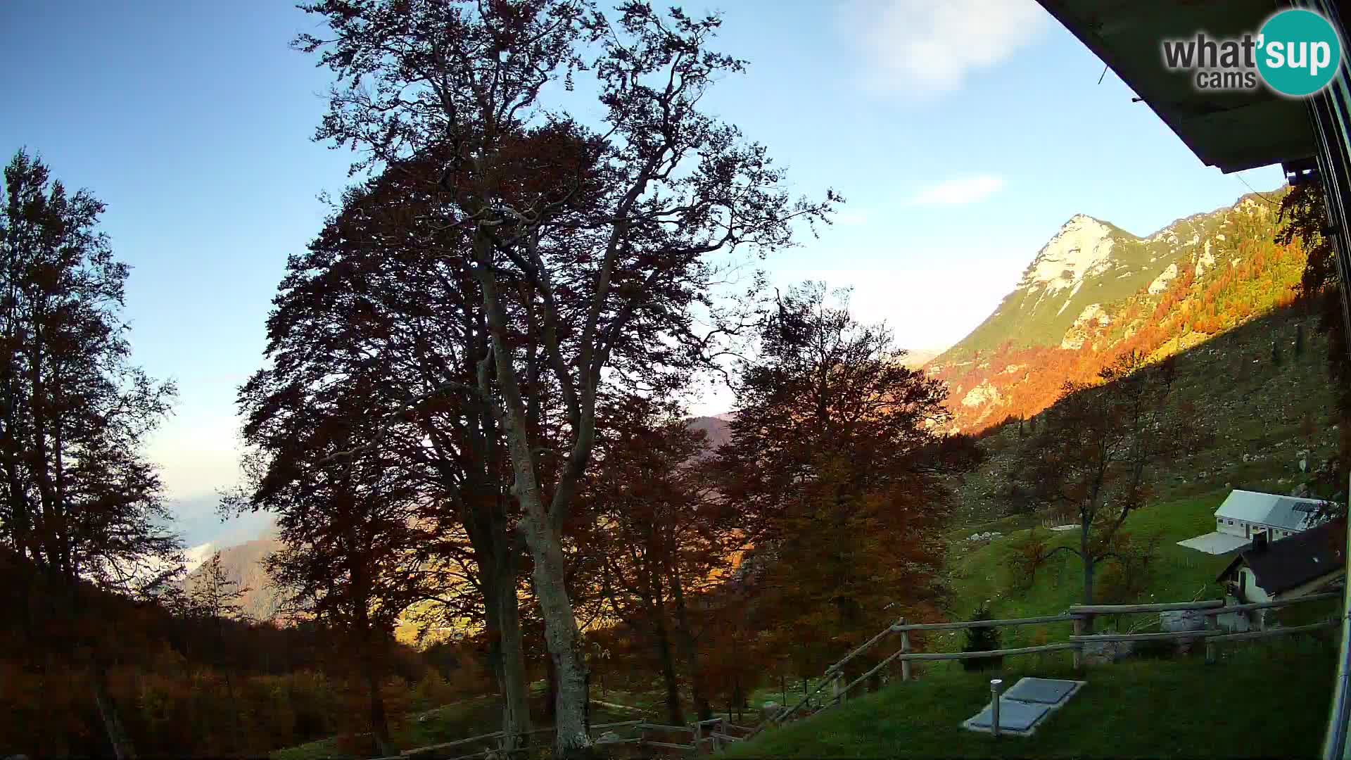 Planina Razor Bergütte Webcam (1315) | Blick auf Tolminski Migovec