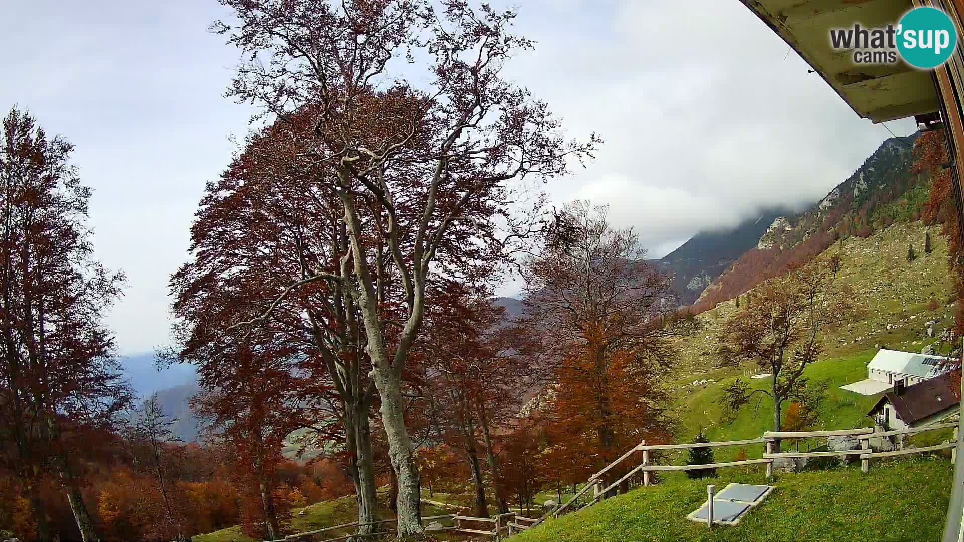 Planinarski dom na planini Razor (1315) | Pogled na Tolminski Migovec