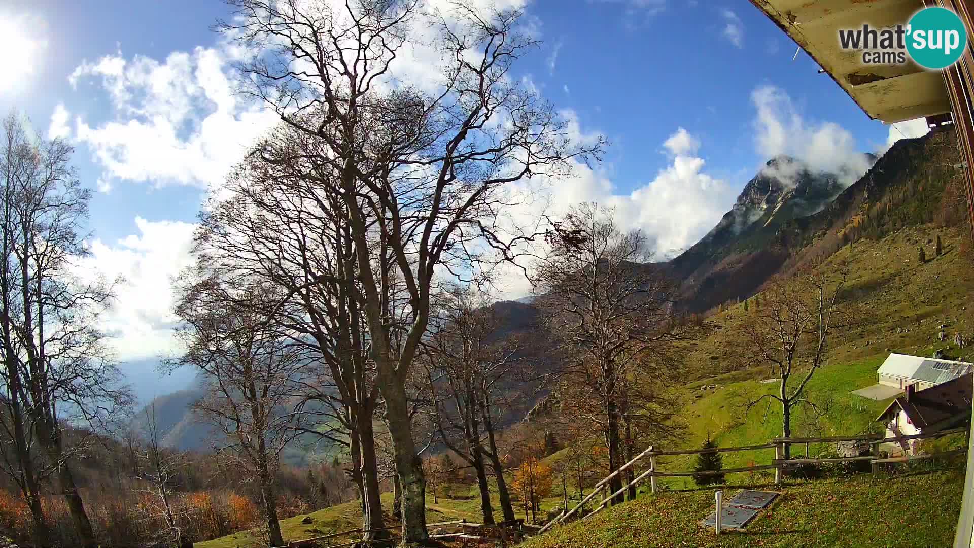Planina Razor Bergütte Webcam (1315) | Blick auf Tolminski Migovec