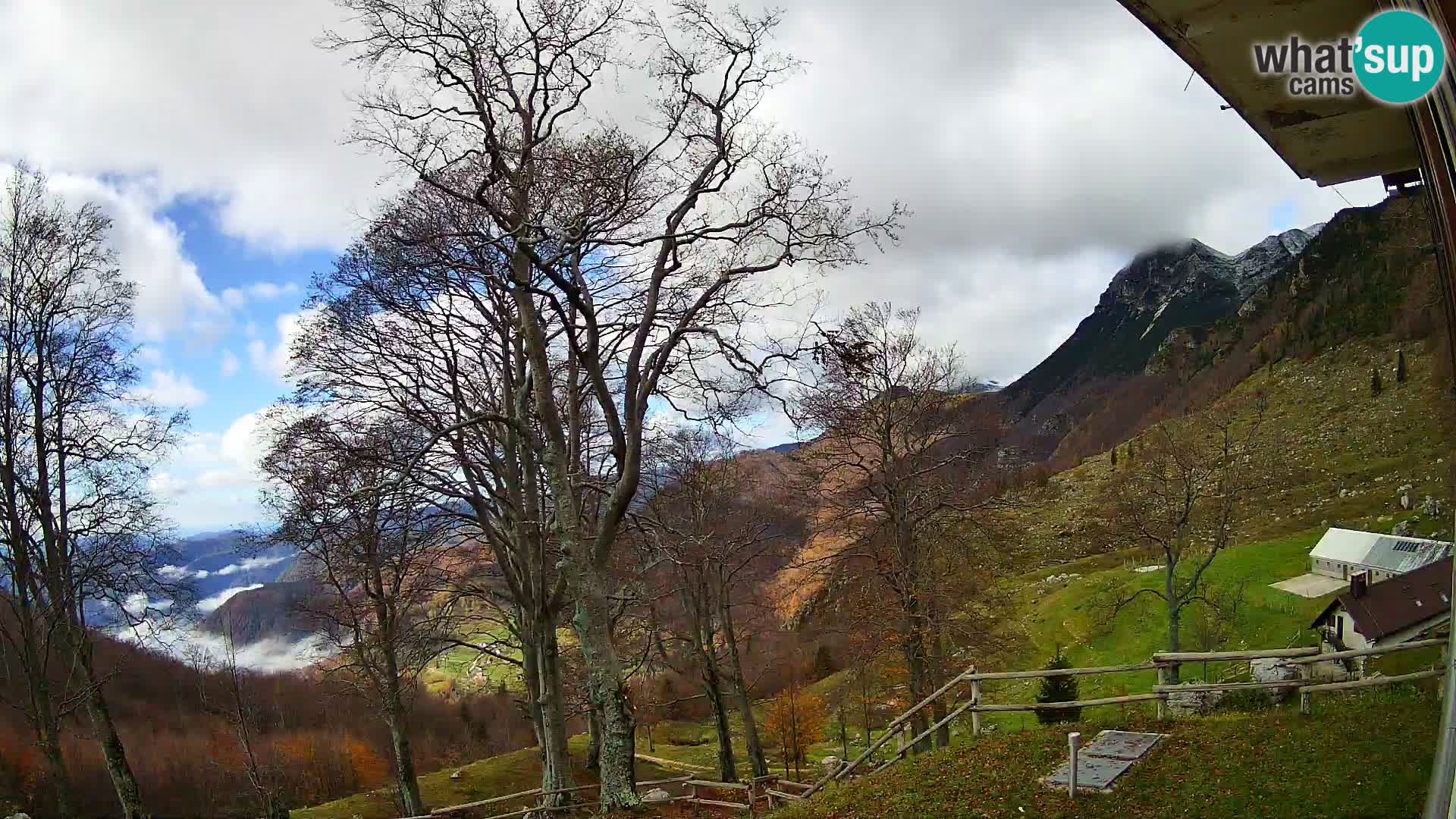 Planina Razor Bergütte Webcam (1315) | Blick auf Tolminski Migovec