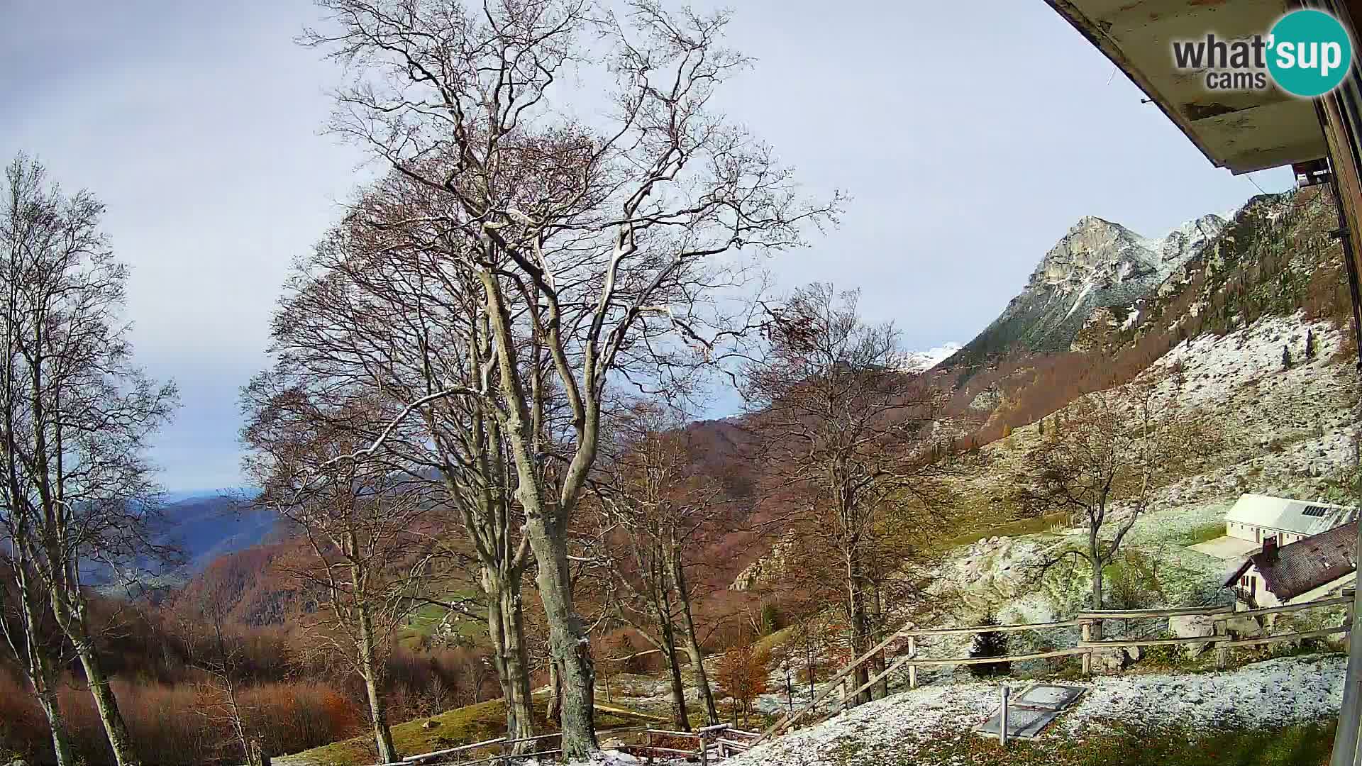 Planina Razor Bergütte Webcam (1315) | Blick auf Tolminski Migovec