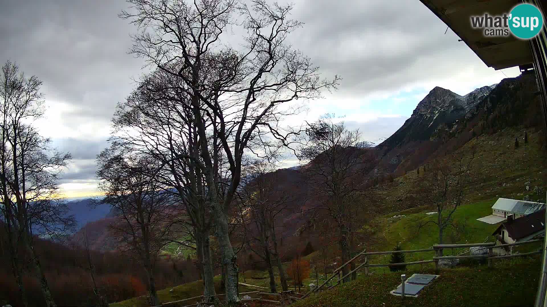 Planina Razor Bergütte Webcam (1315) | Blick auf Tolminski Migovec
