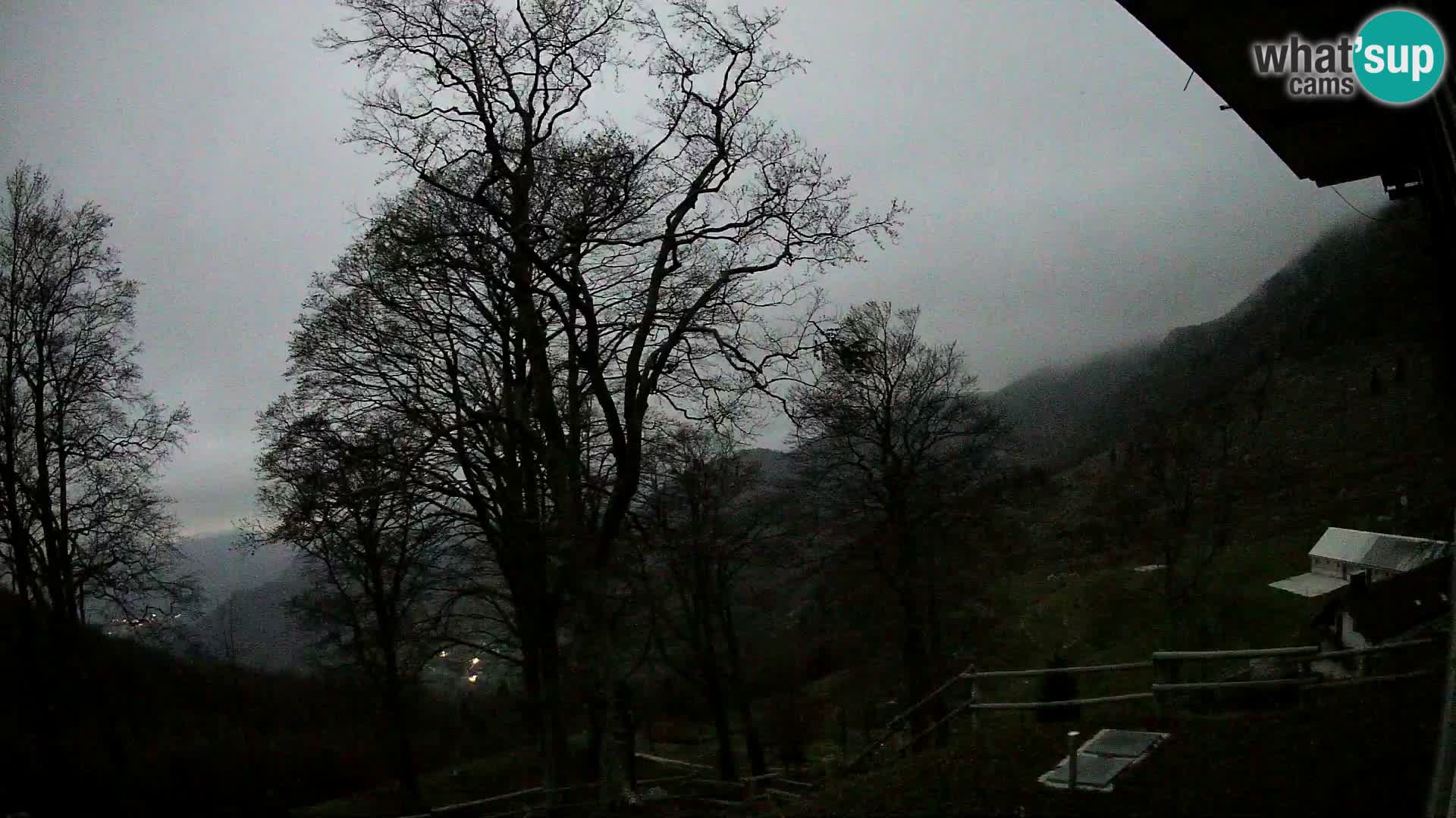 Cámara en vivo de la cabaña de montaña Planina Razor (1315) | vista hacia Tolminski Migovec