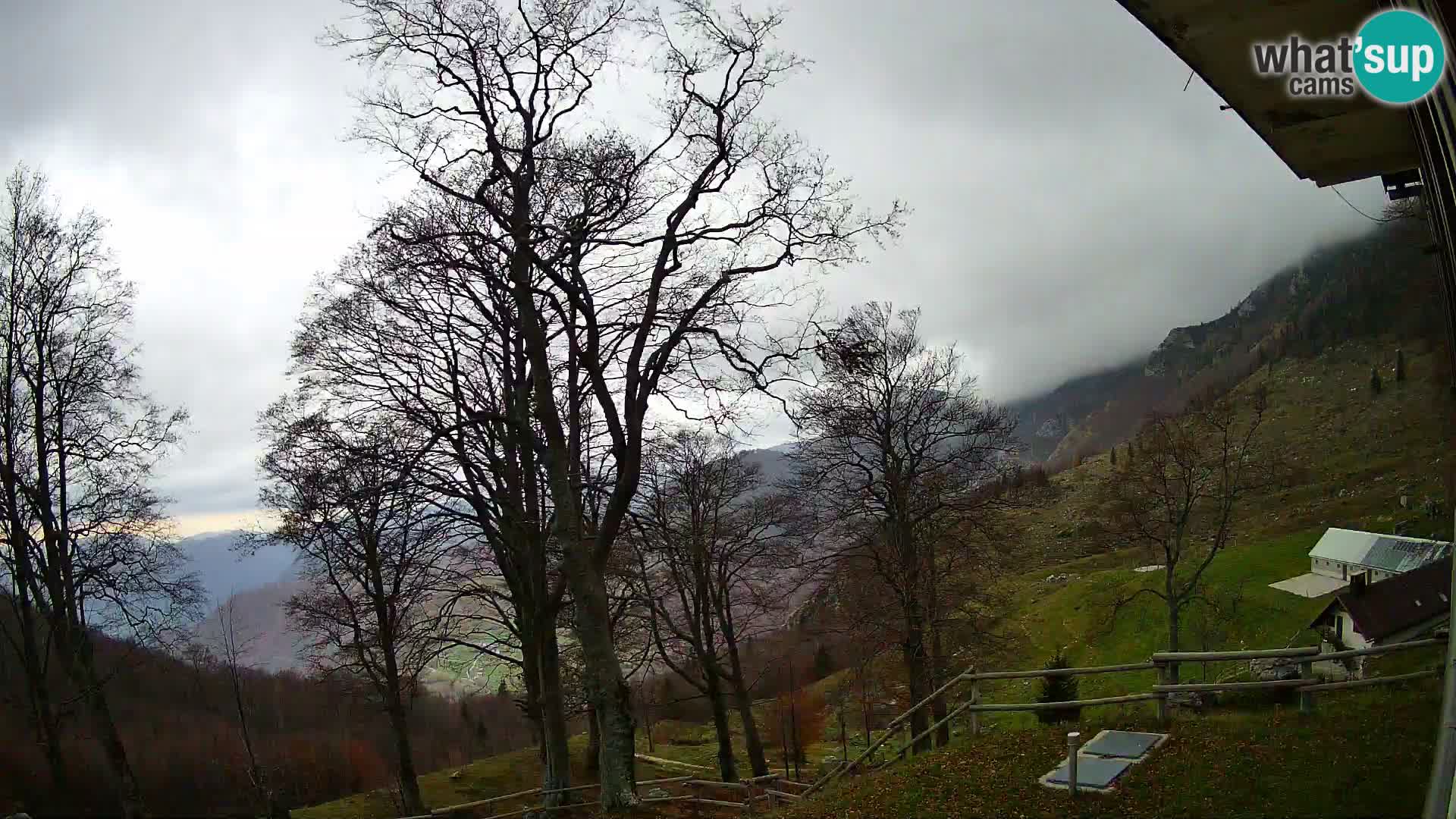Planina Razor Bergütte Webcam (1315) | Blick auf Tolminski Migovec