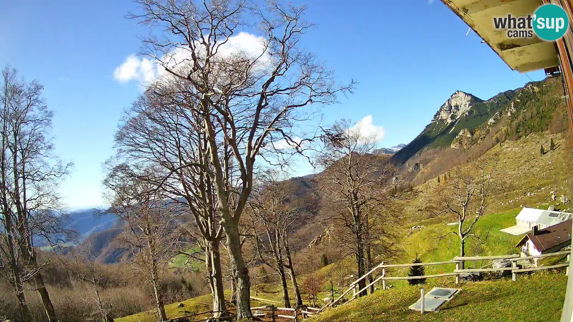 Planina Razor Bergütte Webcam (1315) | Blick auf Tolminski Migovec