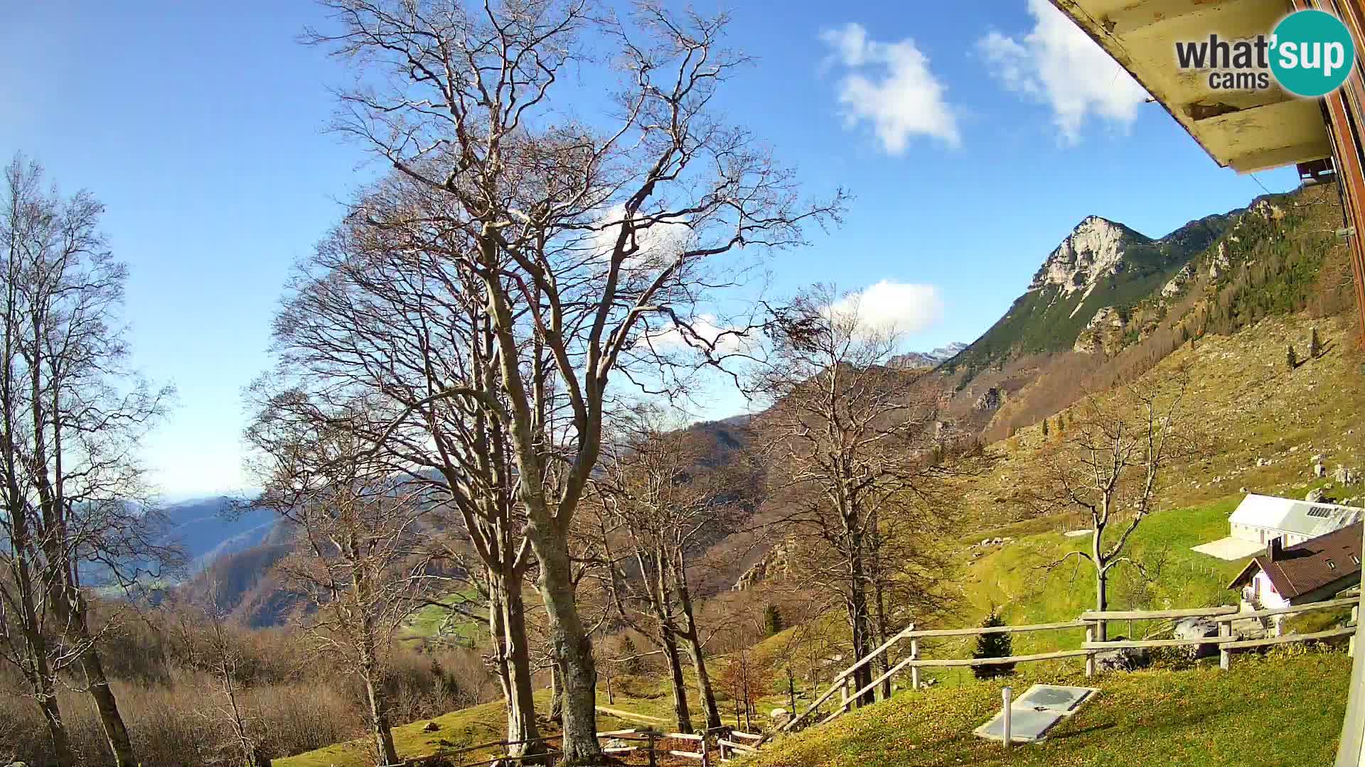 Planina Razor Bergütte Webcam (1315) | Blick auf Tolminski Migovec