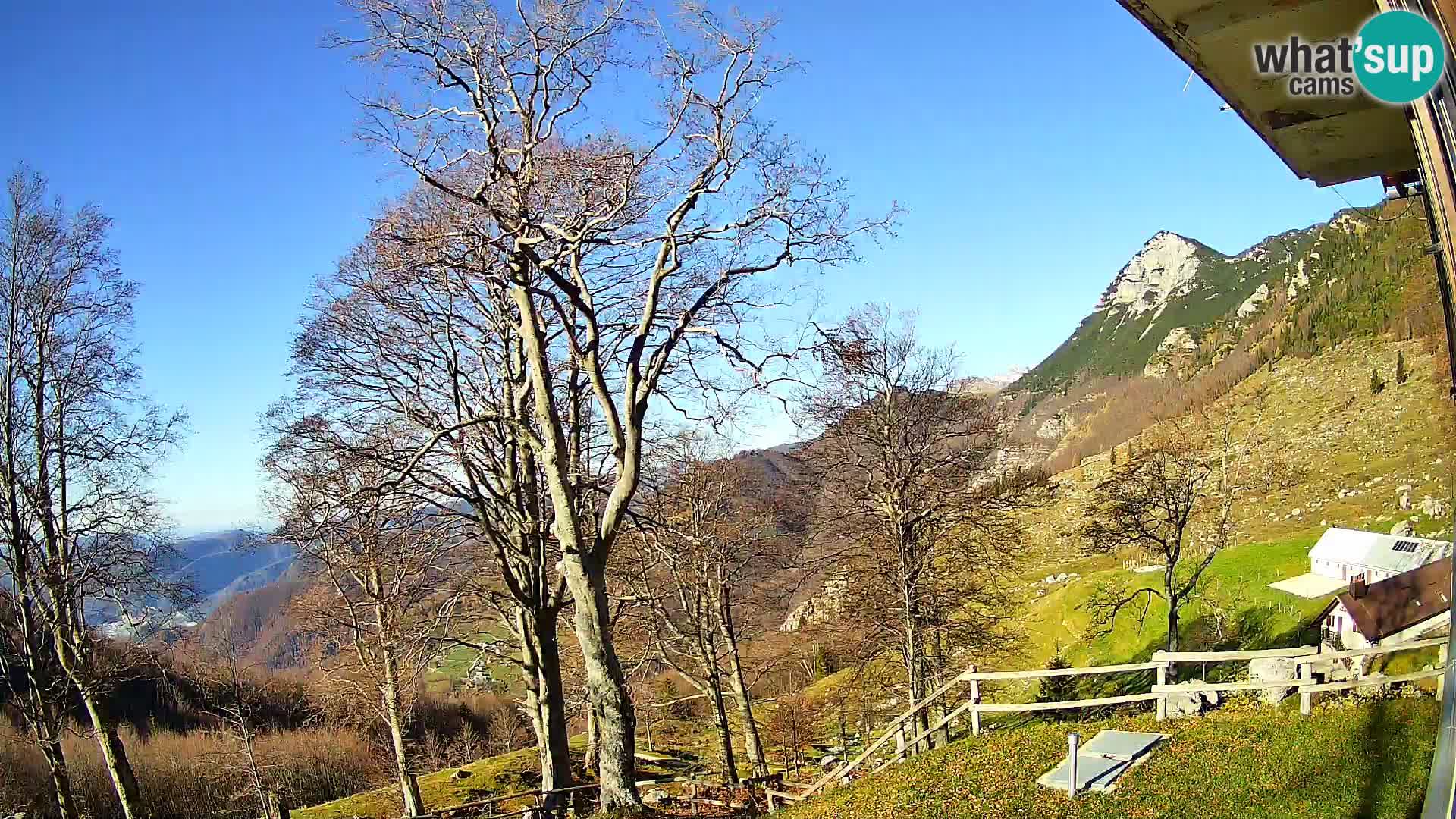 Planina Razor Bergütte Webcam (1315) | Blick auf Tolminski Migovec