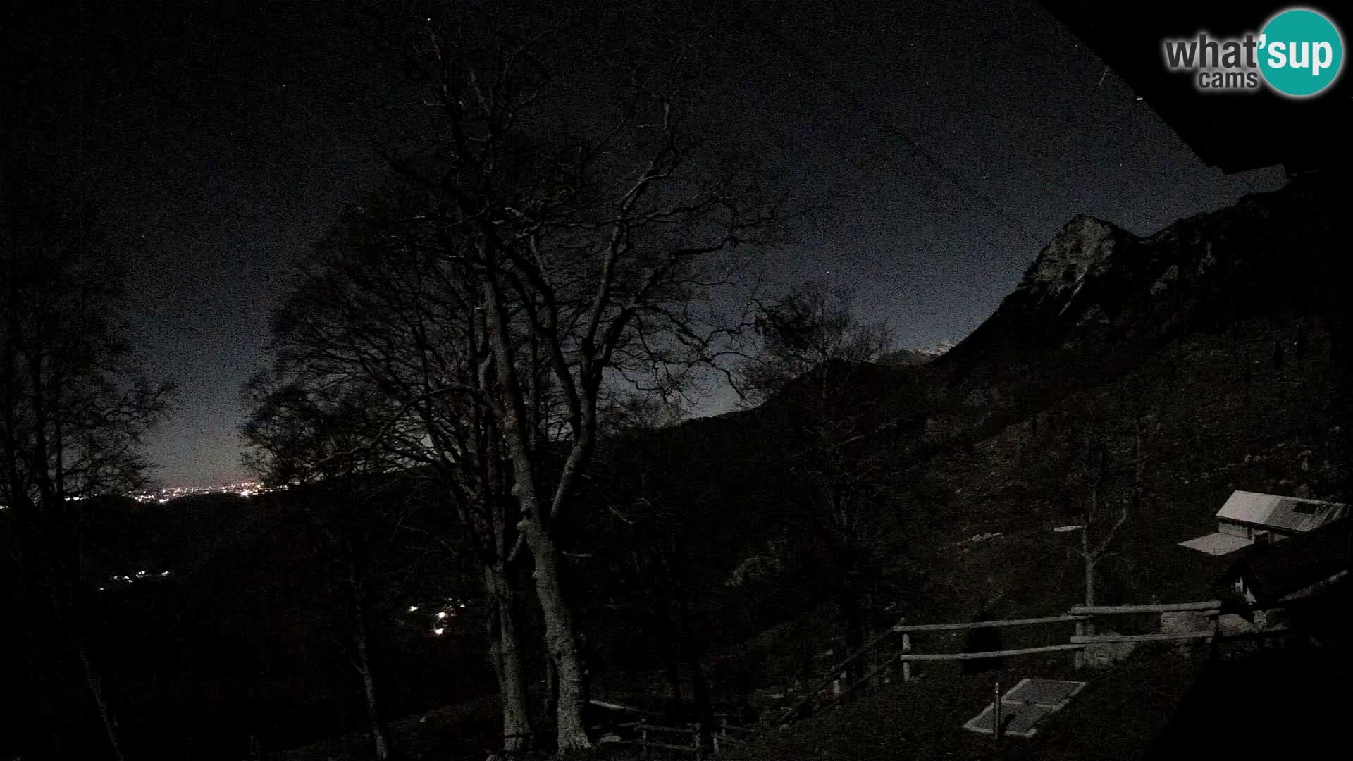 Planina Razor Mountain Hut live cam (1315) | view to Tolminski Migovec