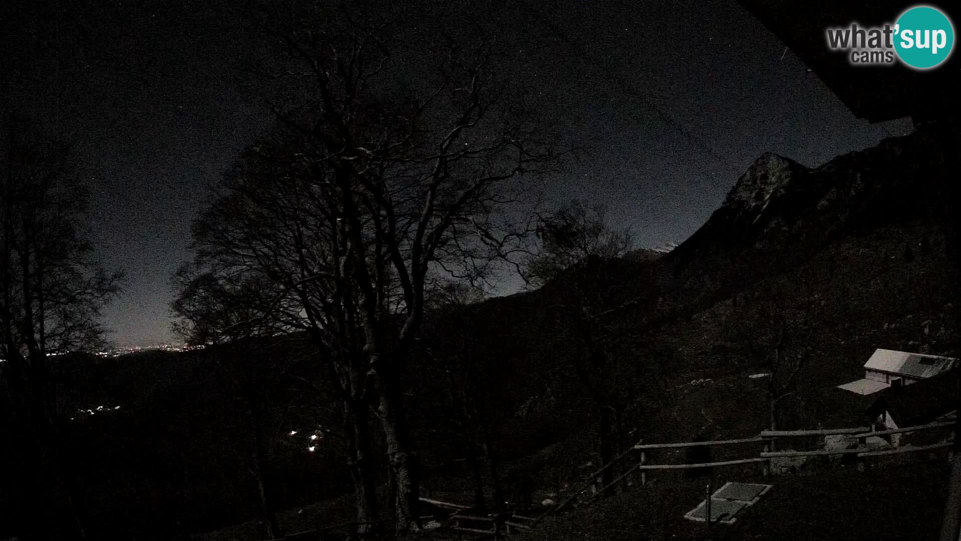 Planina Razor Mountain Hut live cam (1315) | view to Tolminski Migovec