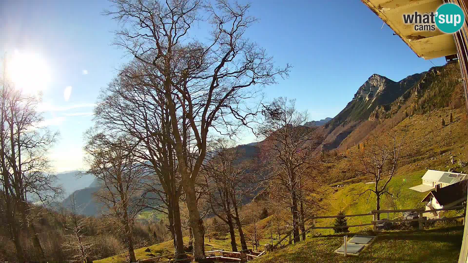 Planina Razor Bergütte Webcam (1315) | Blick auf Tolminski Migovec