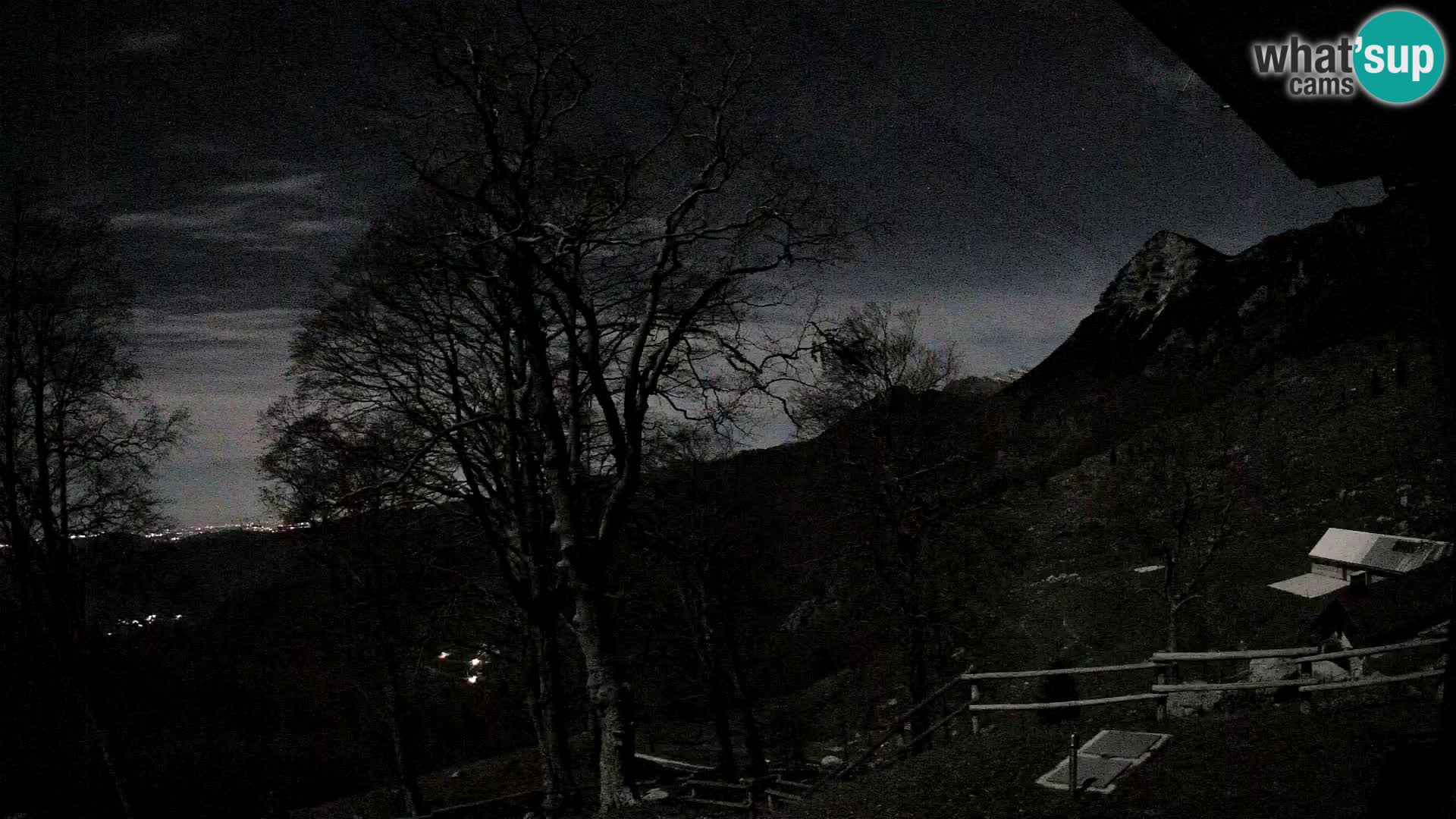 Refuge de la montagne Planina Razor caméra en direct (1315) | vue sur Tolminski Migovec