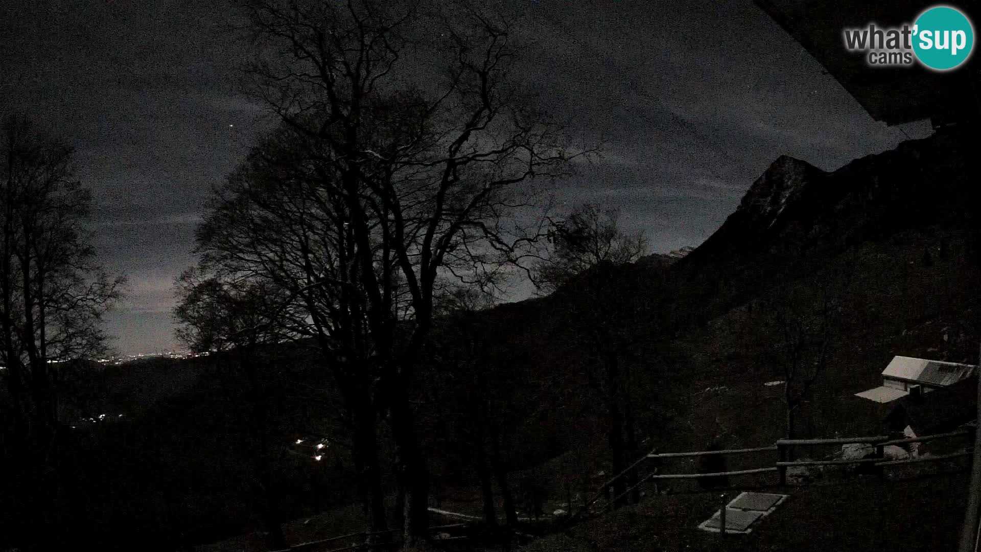 Planina Razor Mountain Hut live cam (1315) | view to Tolminski Migovec