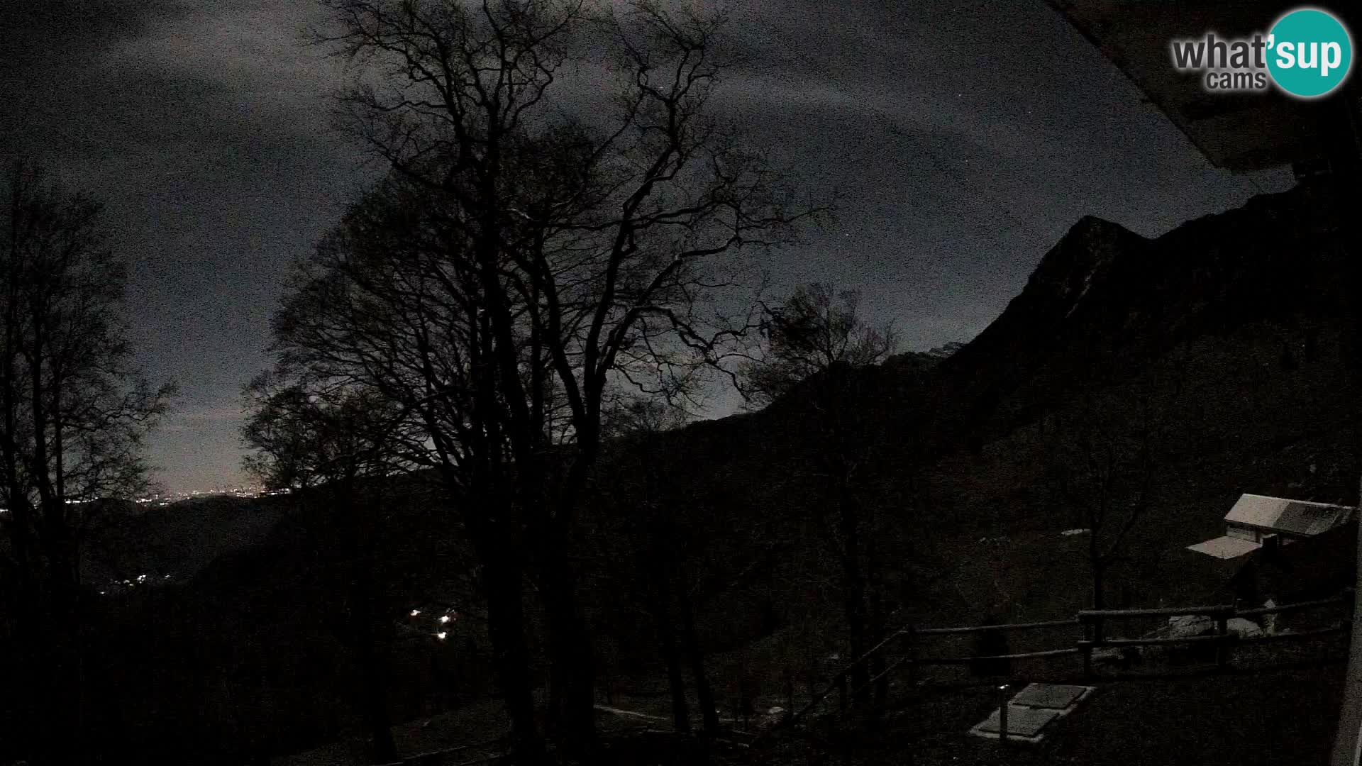 Koča na Planini Razor spletna kamera (1315) | Pogled na Tolminski Migovec