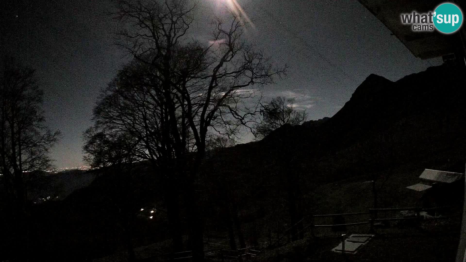 Cámara en vivo de la cabaña de montaña Planina Razor (1315) | vista hacia Tolminski Migovec