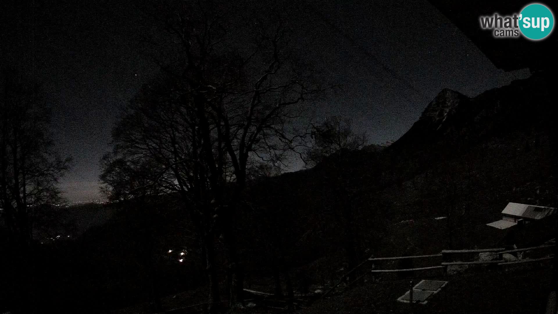 Koča na Planini Razor spletna kamera (1315) | Pogled na Tolminski Migovec