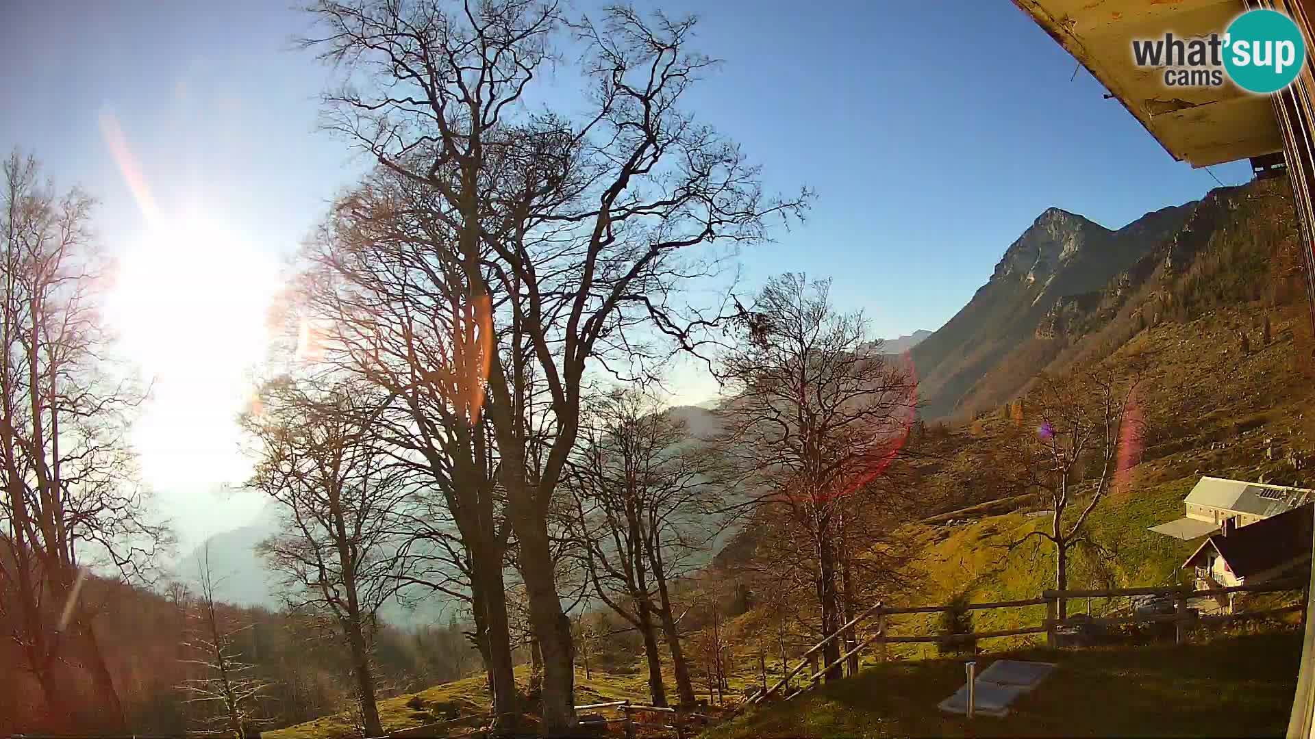 Planina Razor Bergütte Webcam (1315) | Blick auf Tolminski Migovec