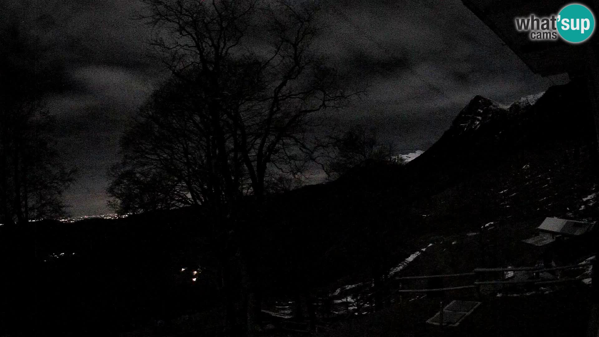 Baita di montagna Planina Razor webcam (1315) | vista su Tolminski Migovec