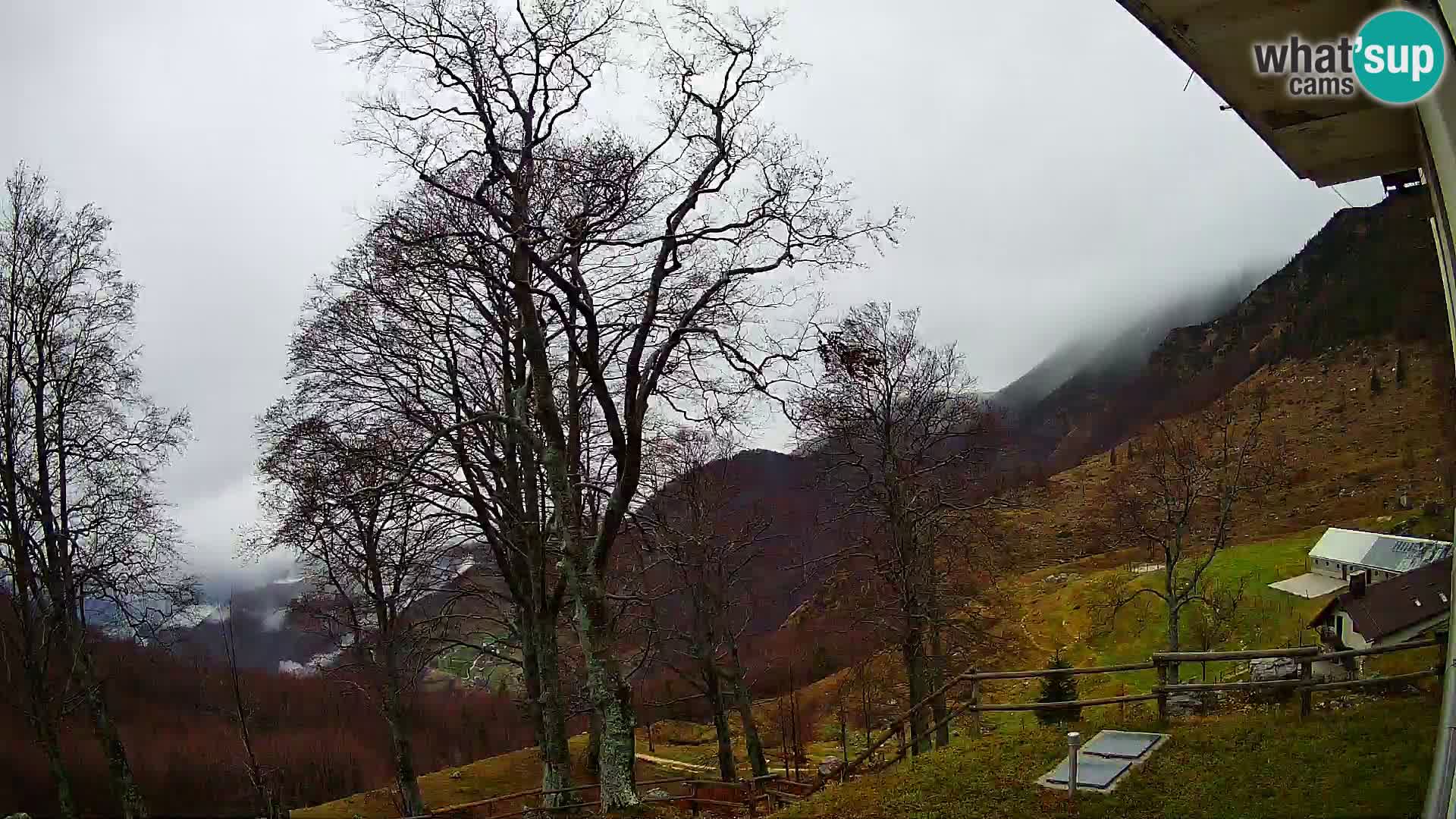 Planina Razor Mountain Hut live cam (1315) | view to Tolminski Migovec