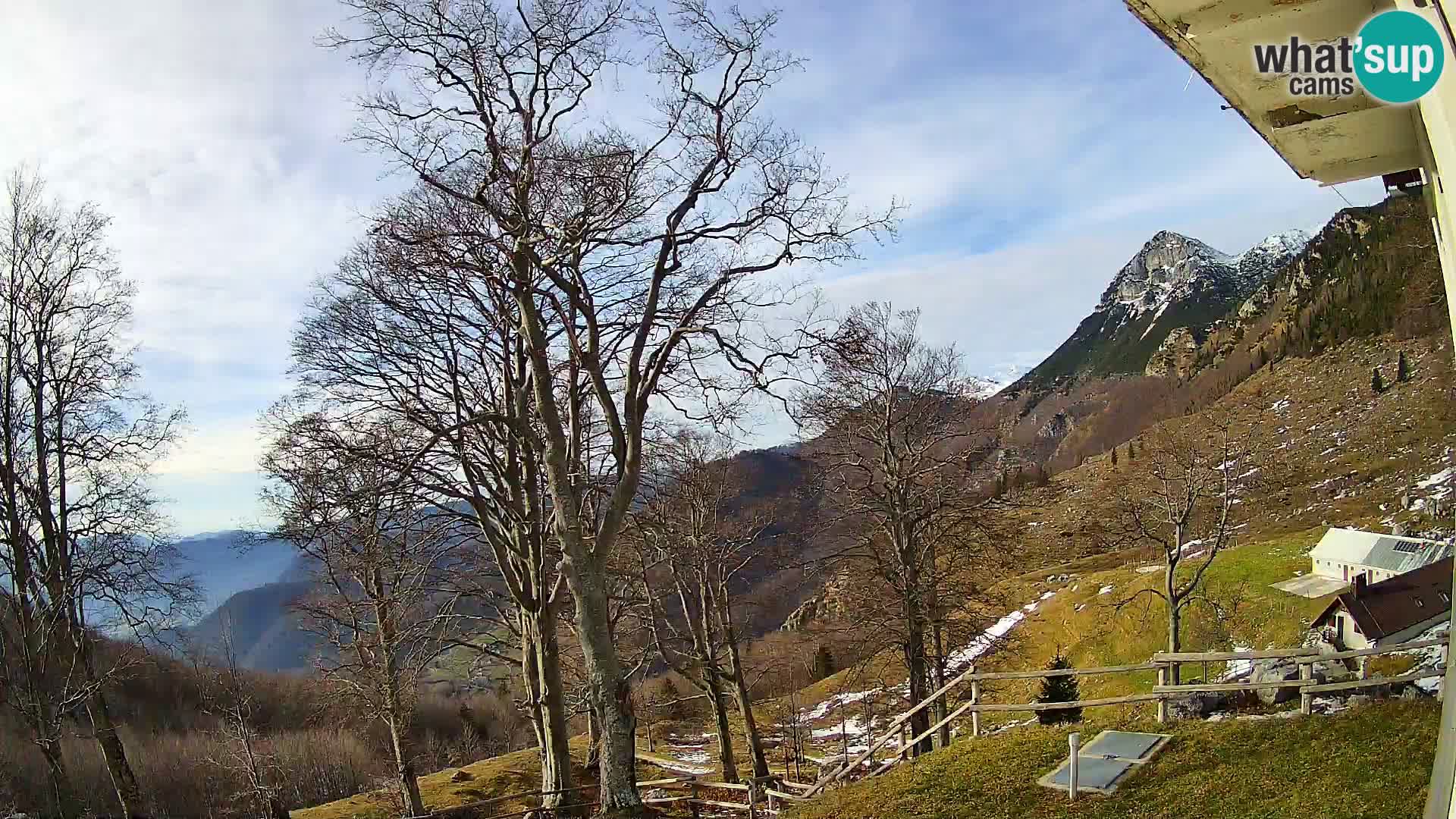 Planina Razor Bergütte Webcam (1315) | Blick auf Tolminski Migovec