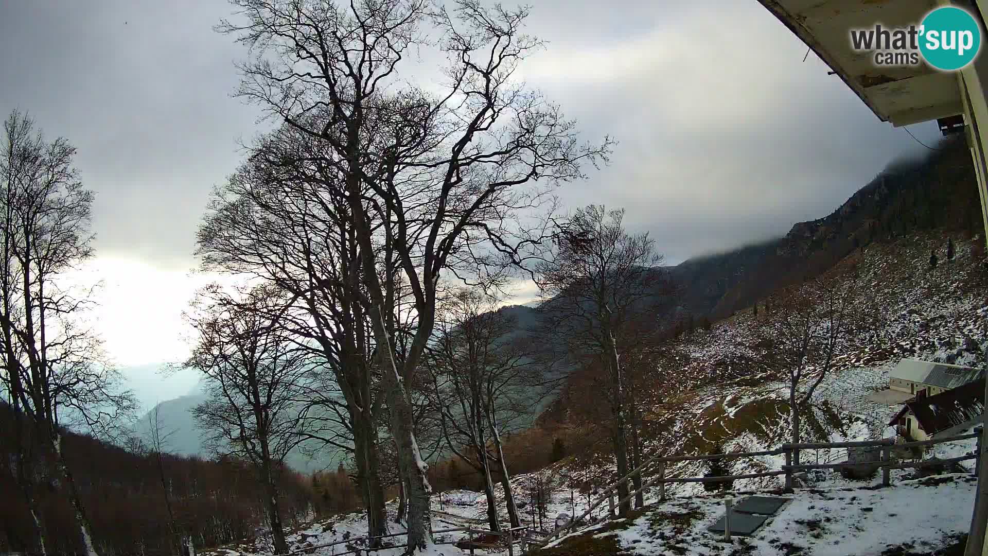 Planina Razor Bergütte Webcam (1315) | Blick auf Tolminski Migovec